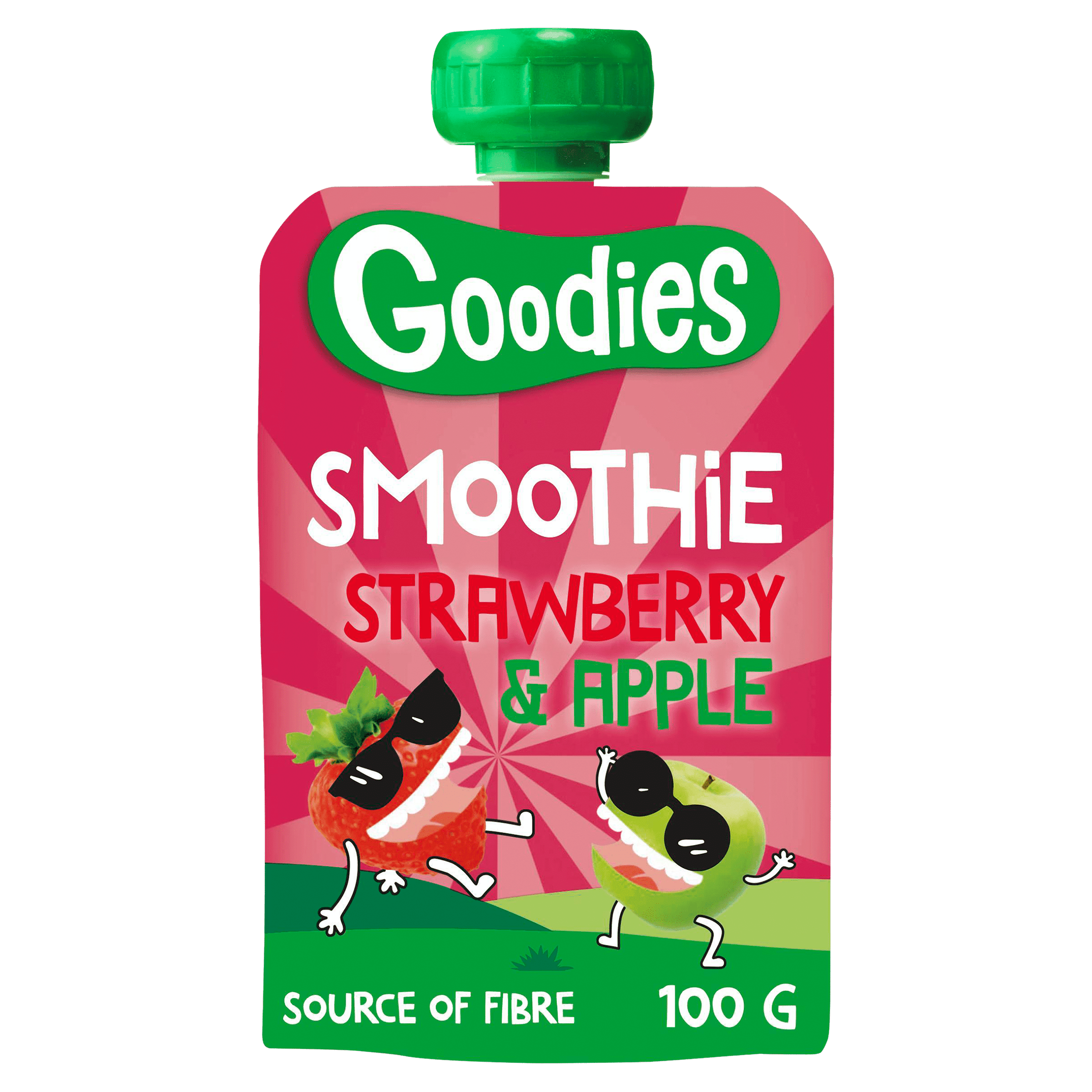 Goodies Knijpfruit Smoothie Aardbei en Appel