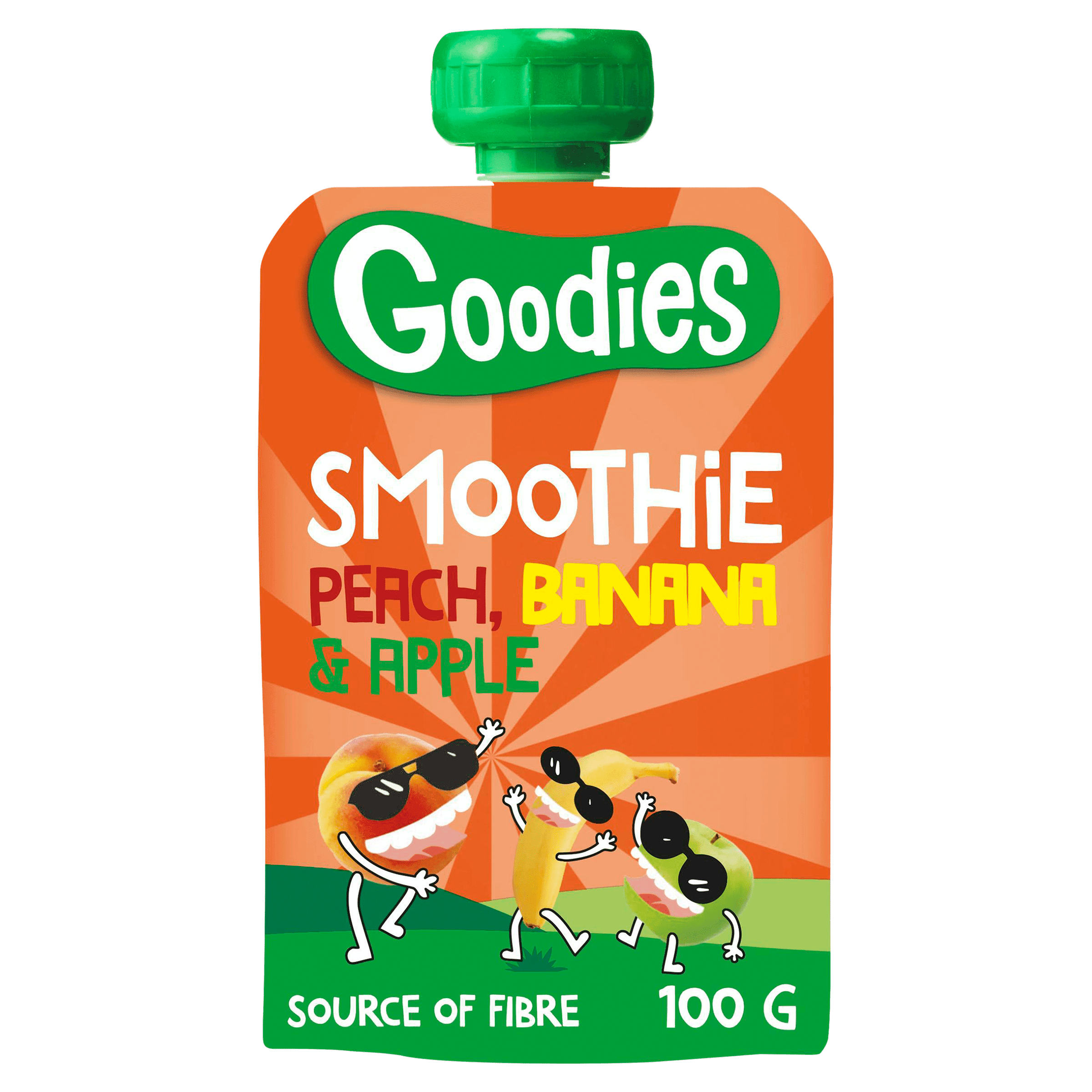 Goodies Knijpfruit Smoothie Perzik Banaan