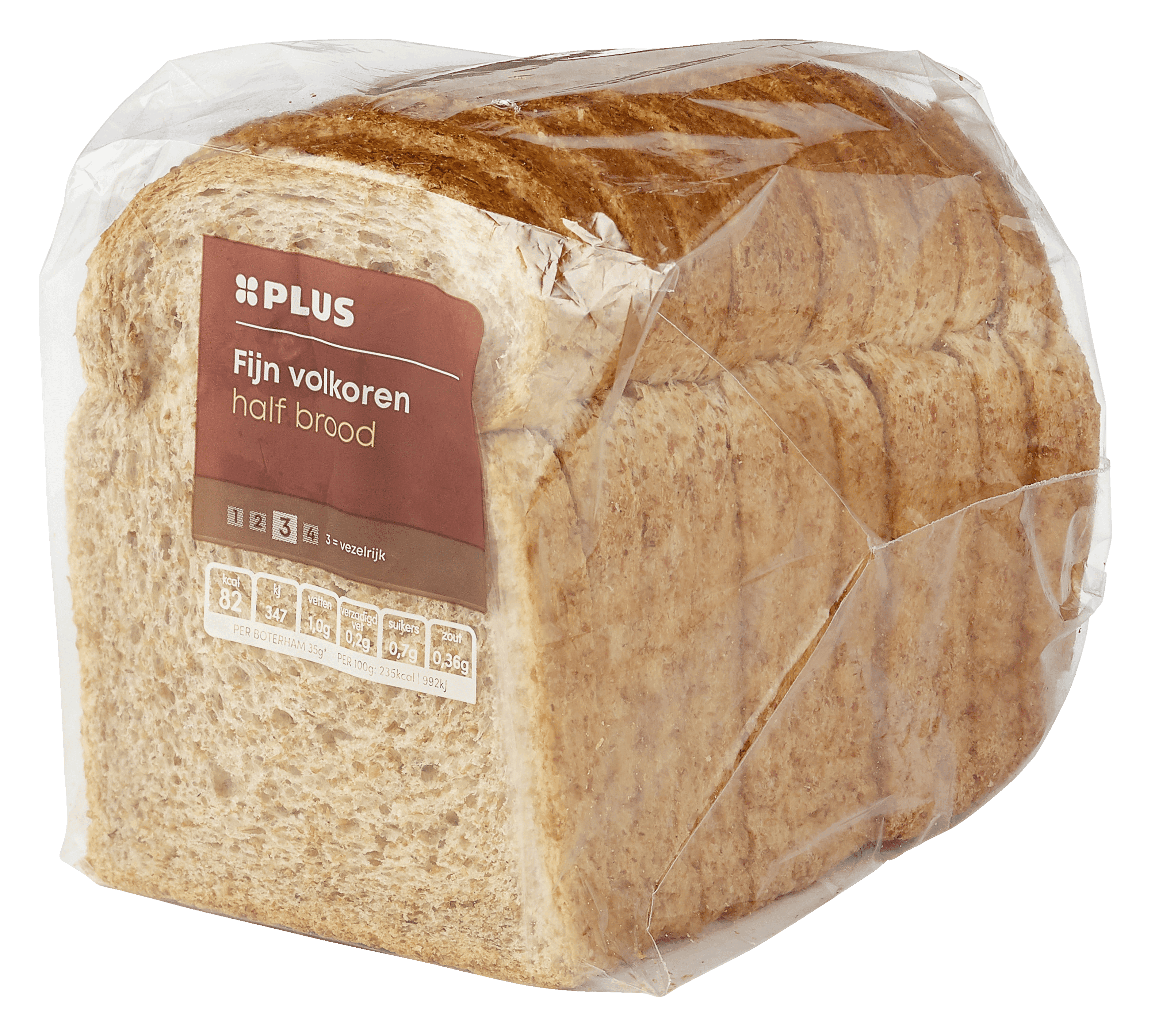 PLUS Rond fijn volkoren Half GV