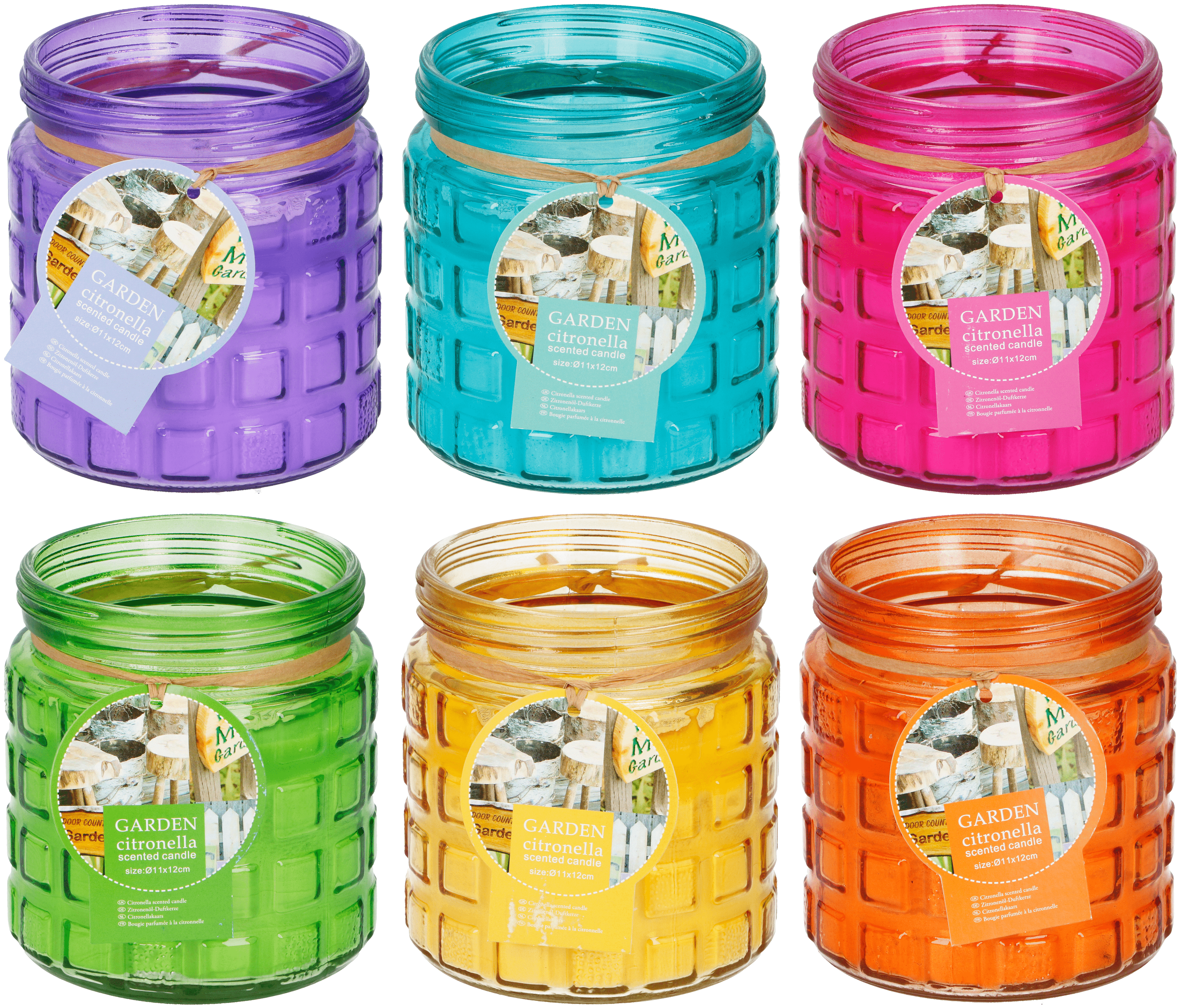 No Brand Citronella Kaars, diverse kleuren