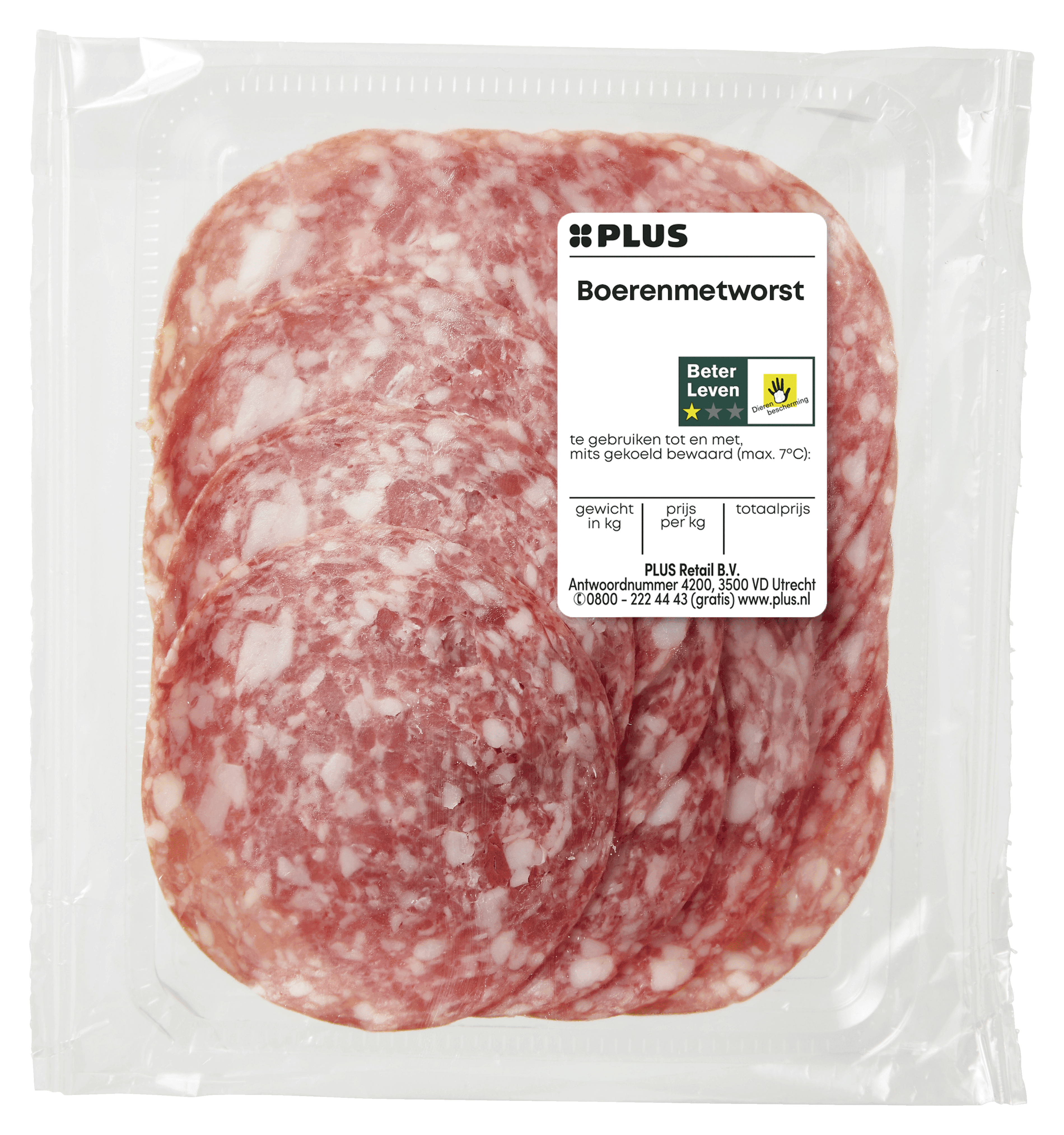 PLUS Boerenmetworst