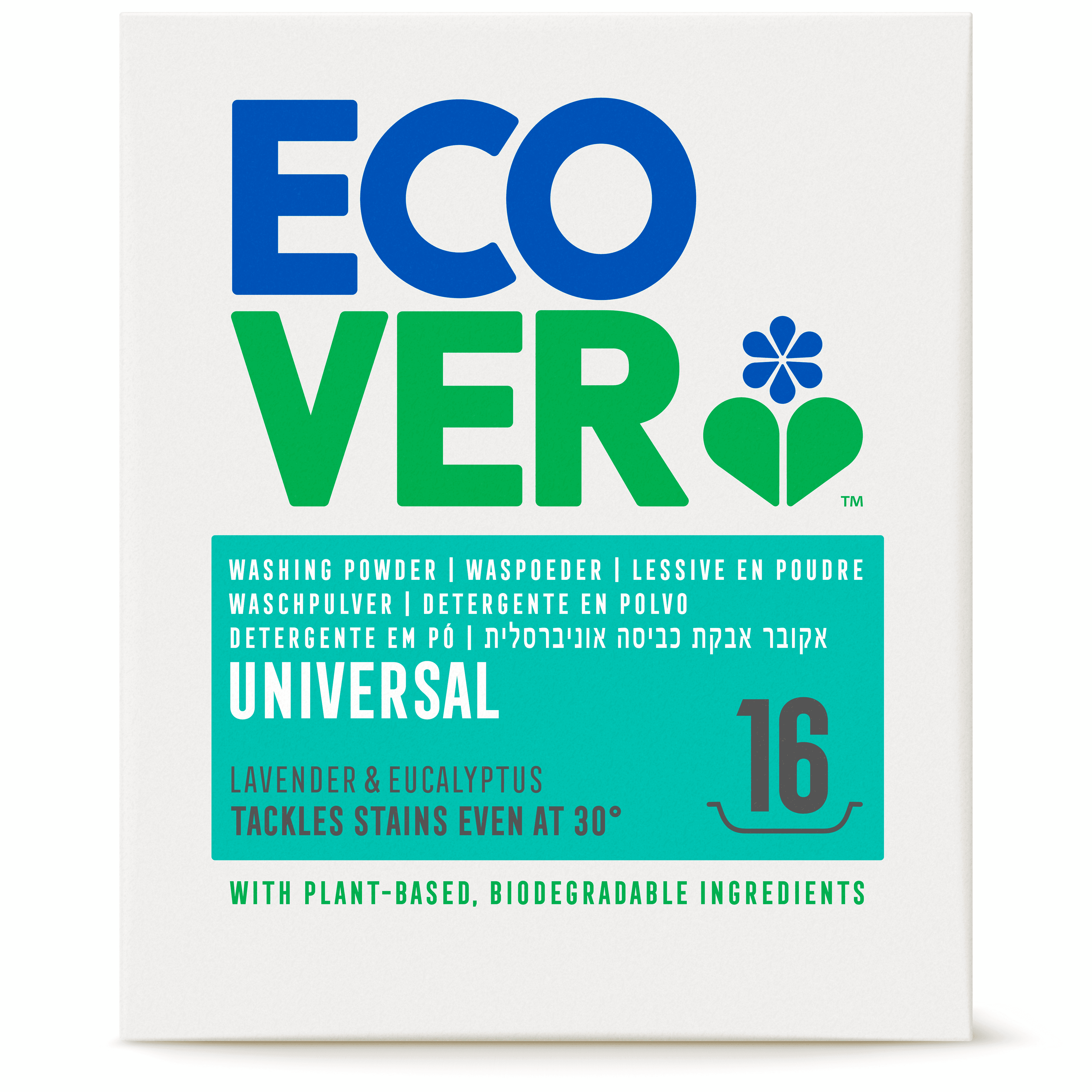 Ecover Waspoeder Universal Bx 1,2kg
