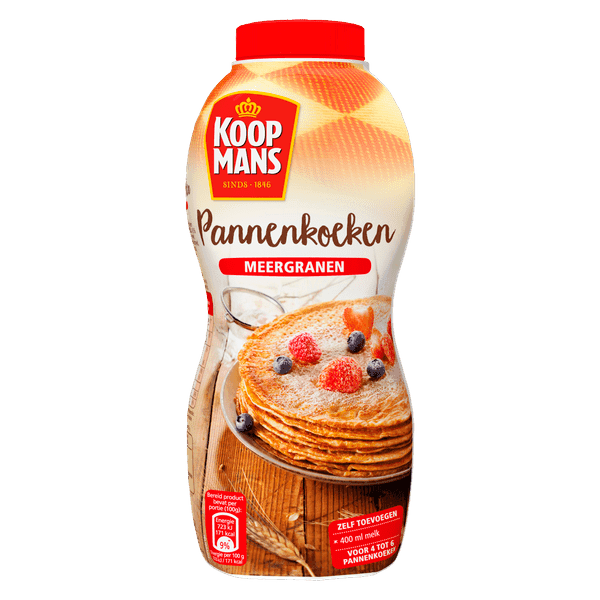 Koopmans Pannenkoekenmix meergranen schudfles