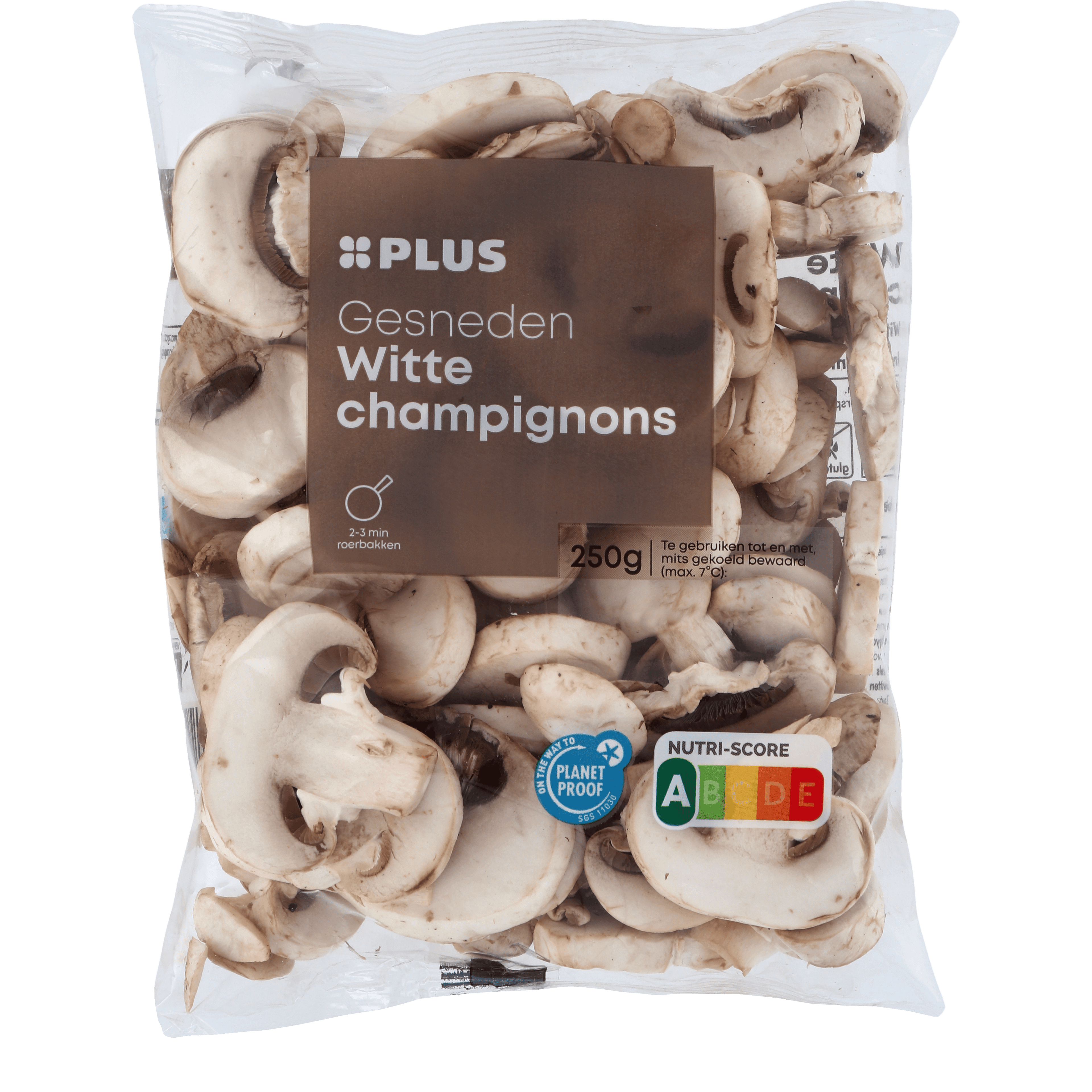 PLUS Witte champignons gesneden