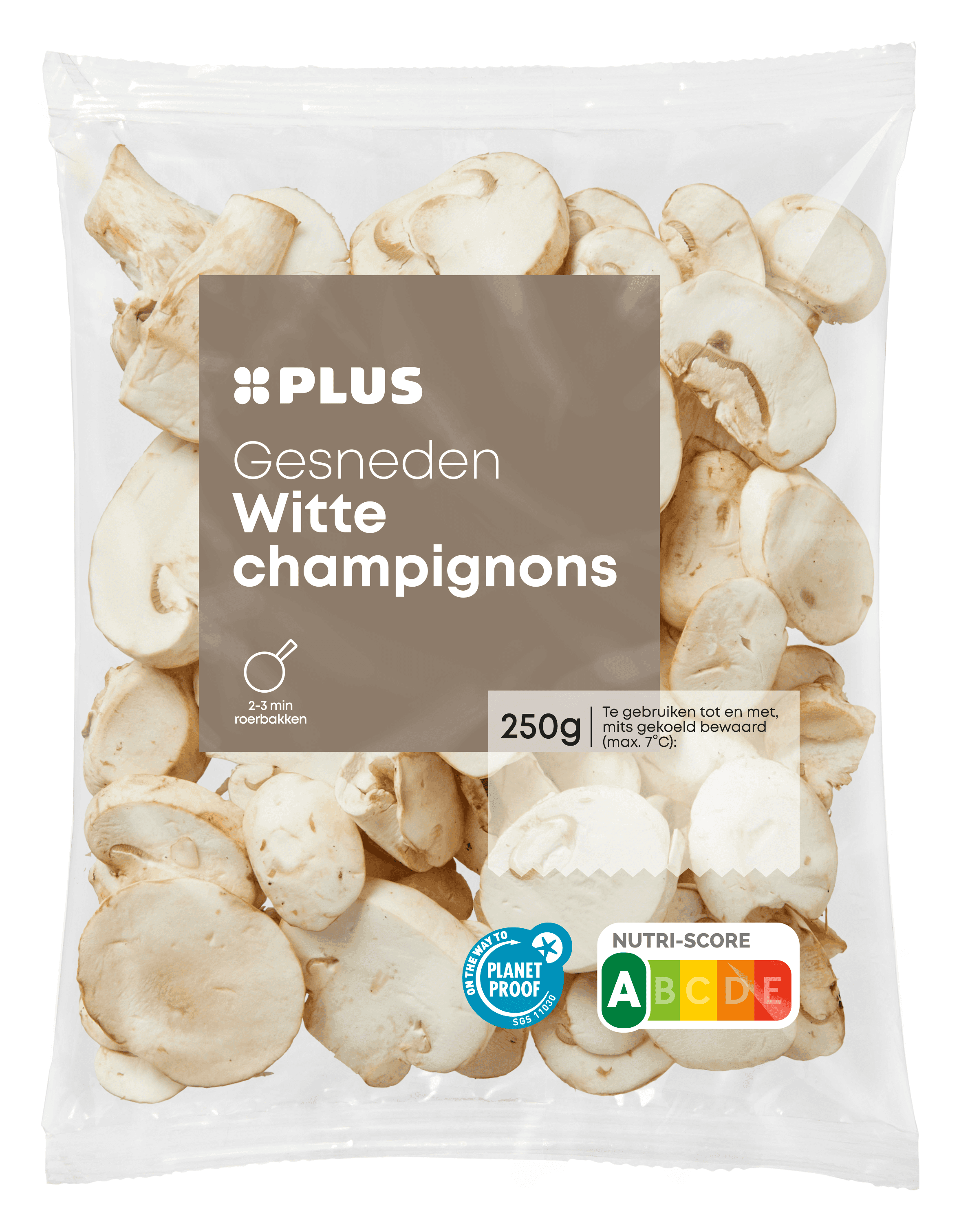 PLUS Witte champignons gesneden kvp