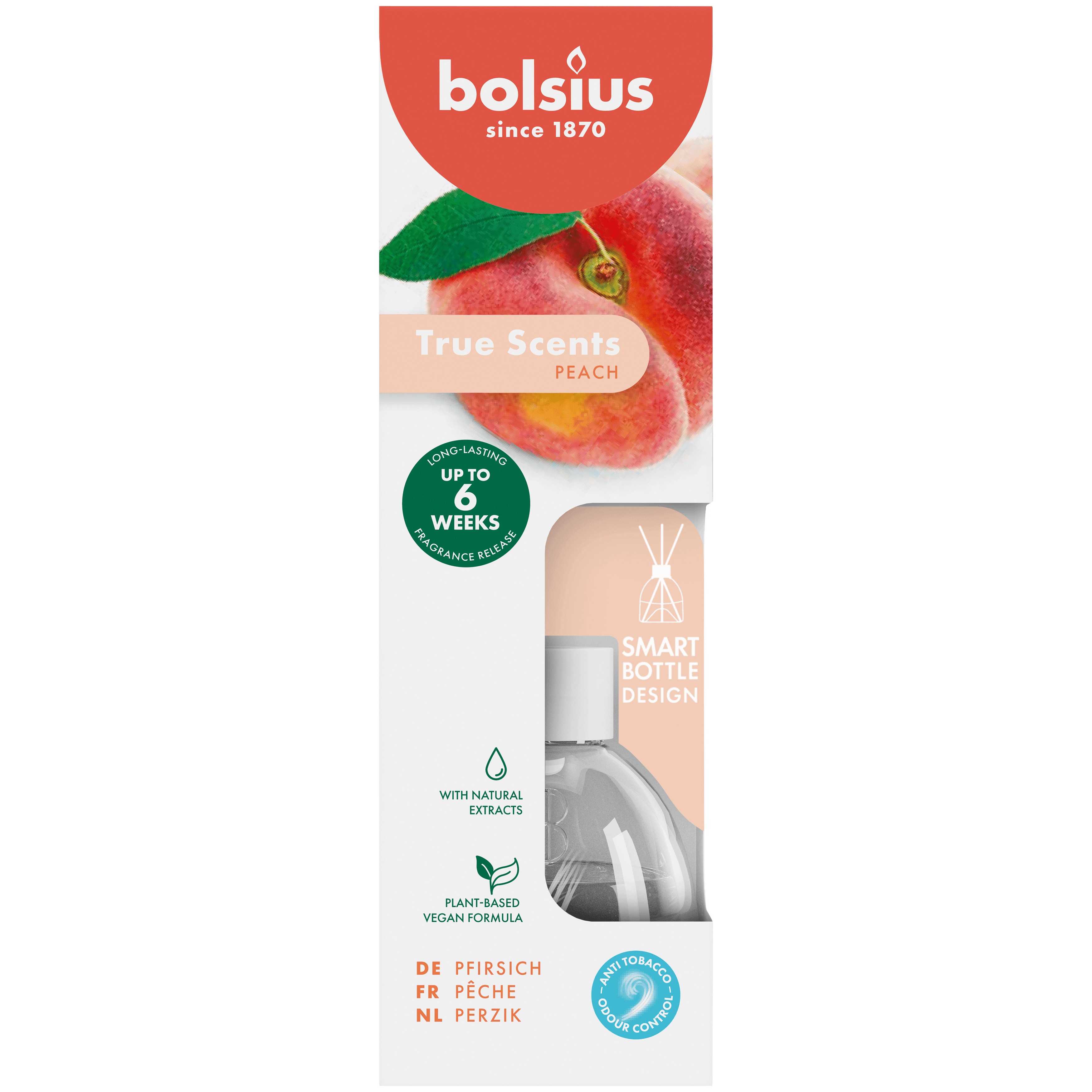 Bolsius Geurverspreider true scents peach
