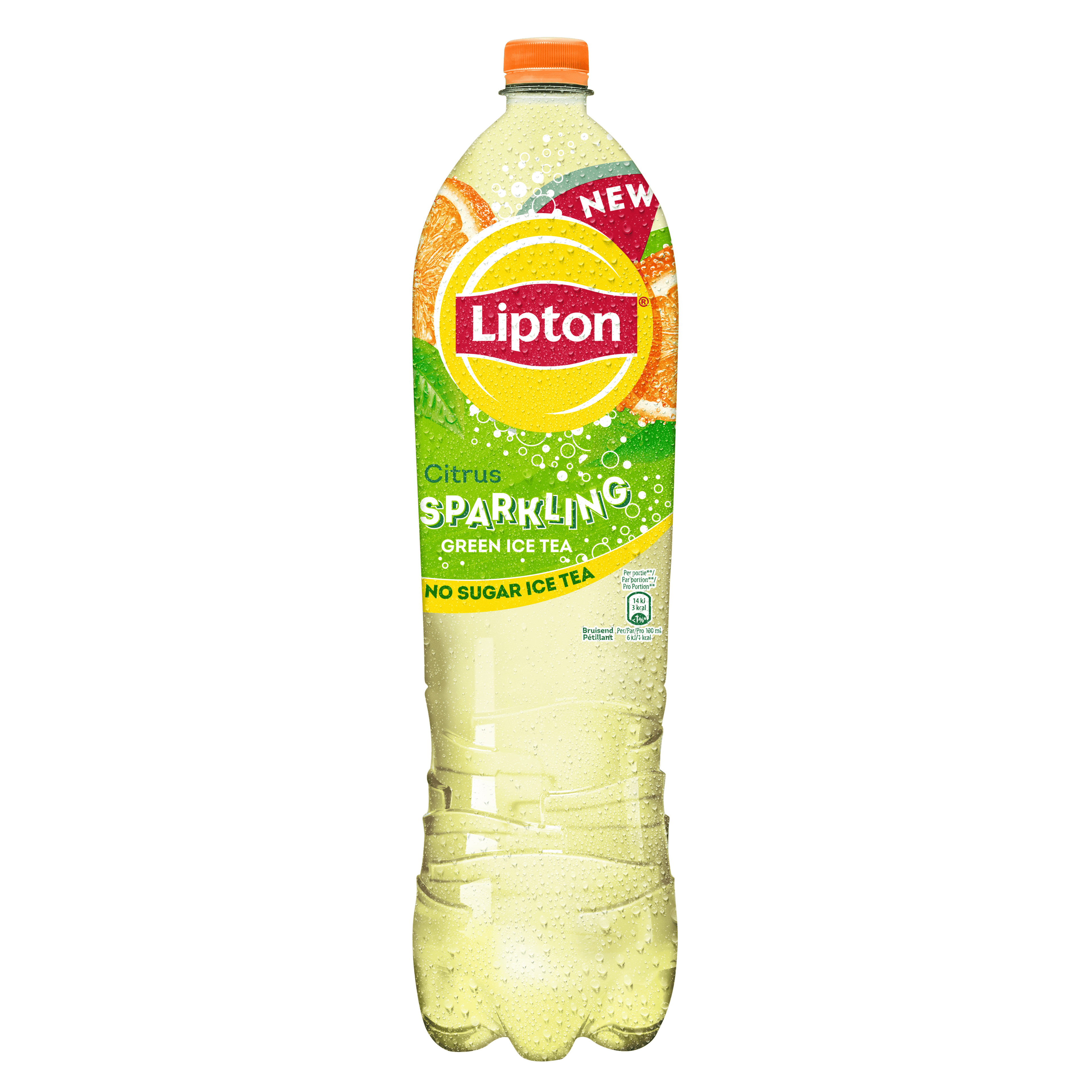 Lipton Ice tea sparkling green citrus zero