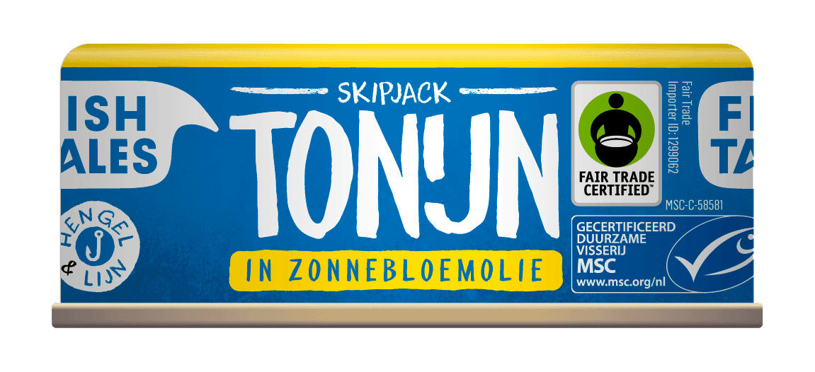 Fish Tales Skipjack tonijn in zonnebloemolie MSC