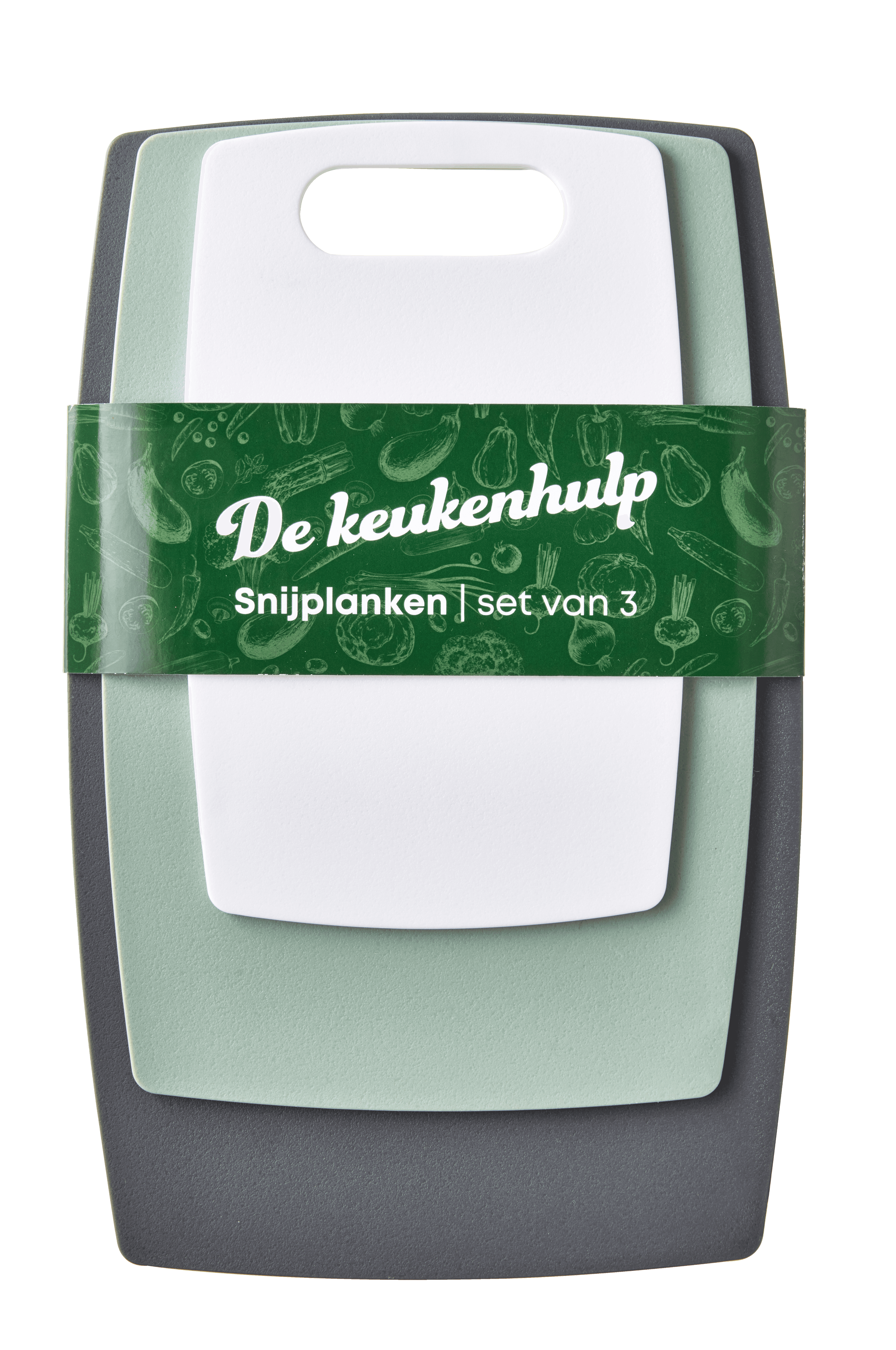 De keukenhulpjes Snijplanken (set van 3)