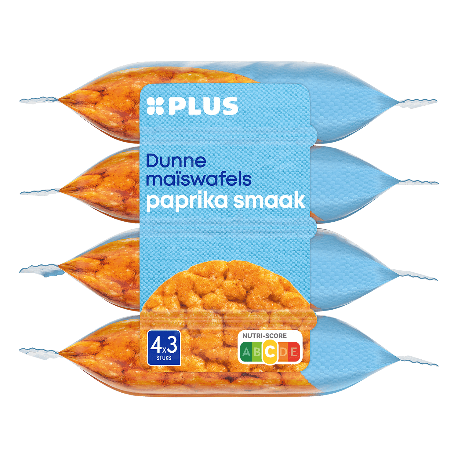 PLUS Maiswafels Paprika