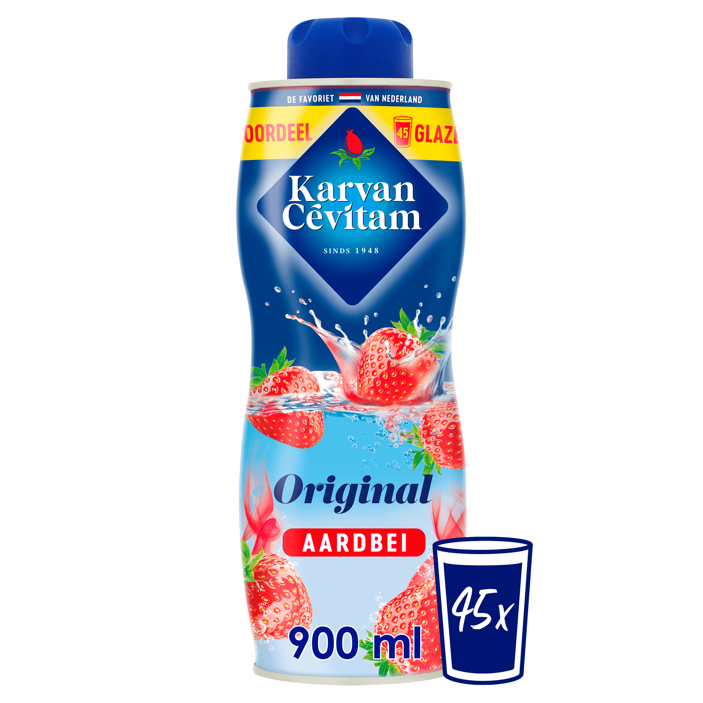 Karvan Cévitam Original aardbei siroop