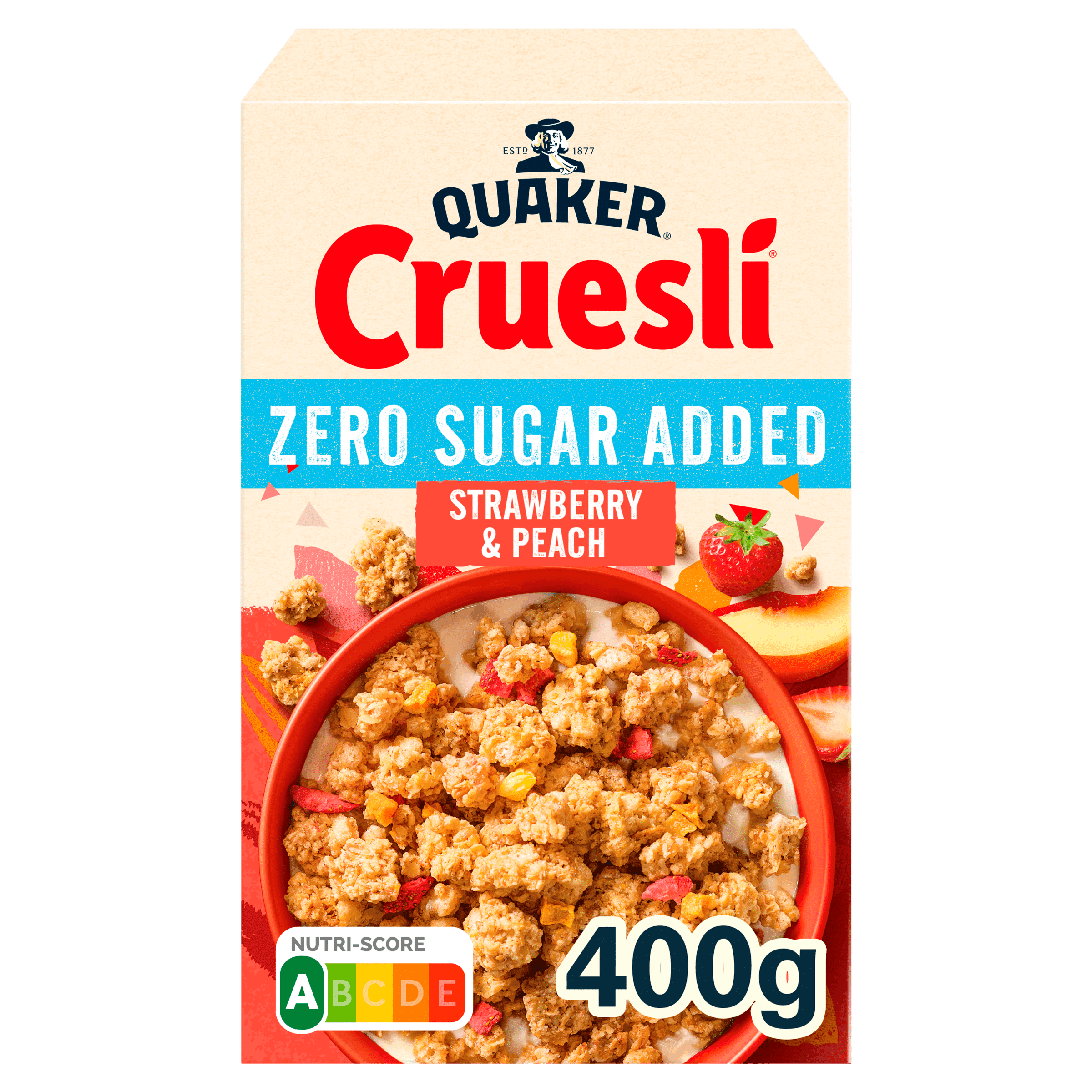 Quaker Cruesli Zero Sugar Added Strawberry