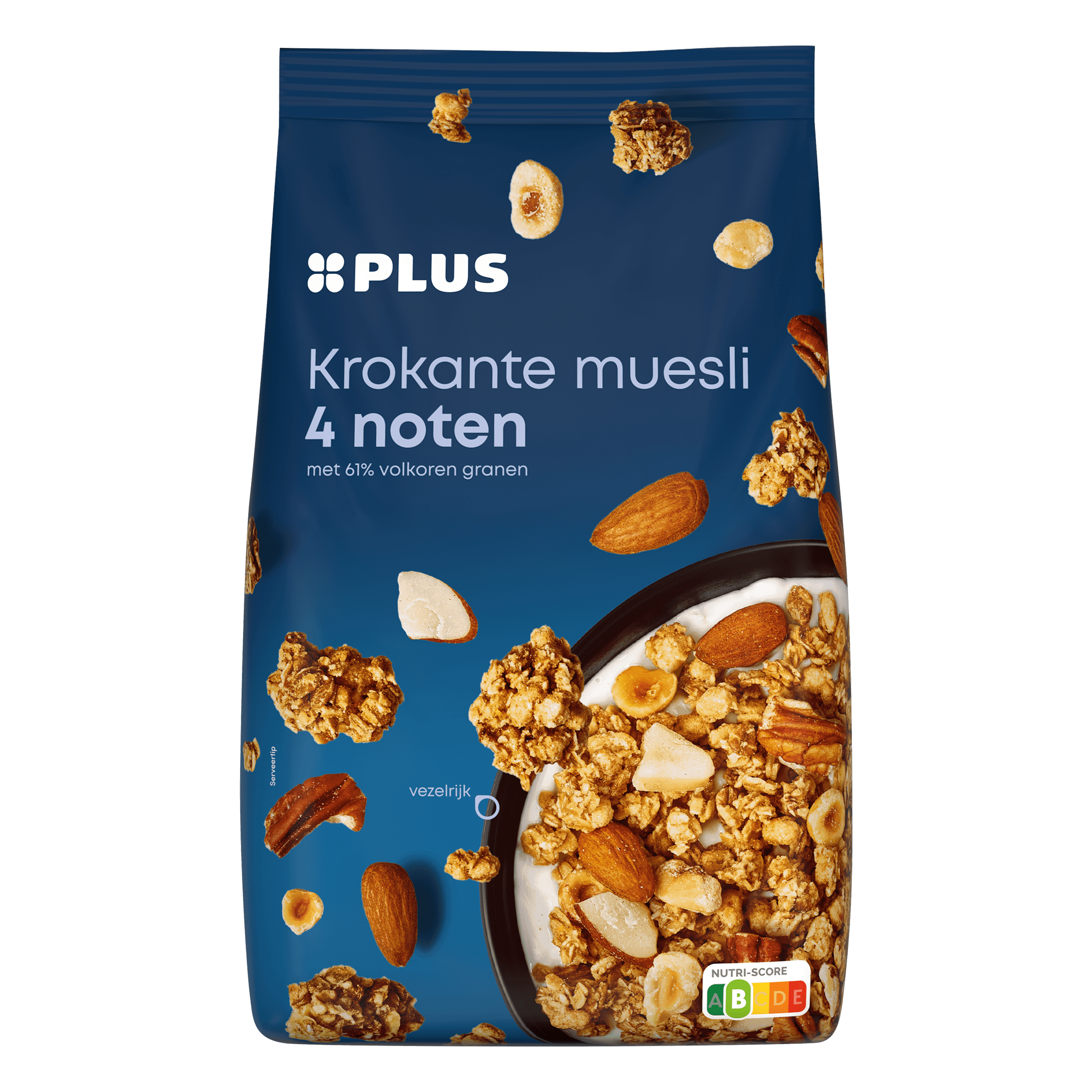 PLUS Krokante muesli 4 noten