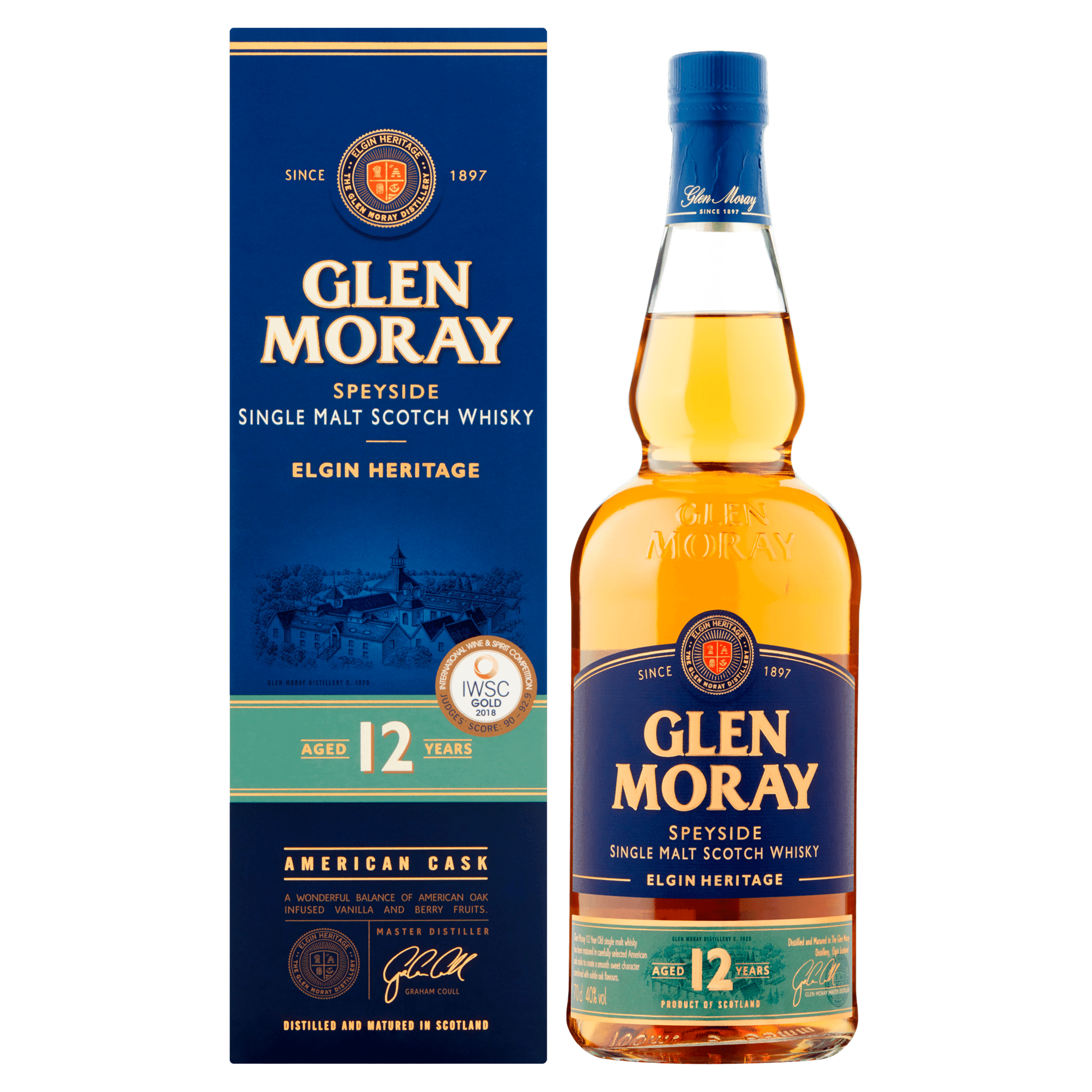 Glen Moray Speyside Elgin 12yrs