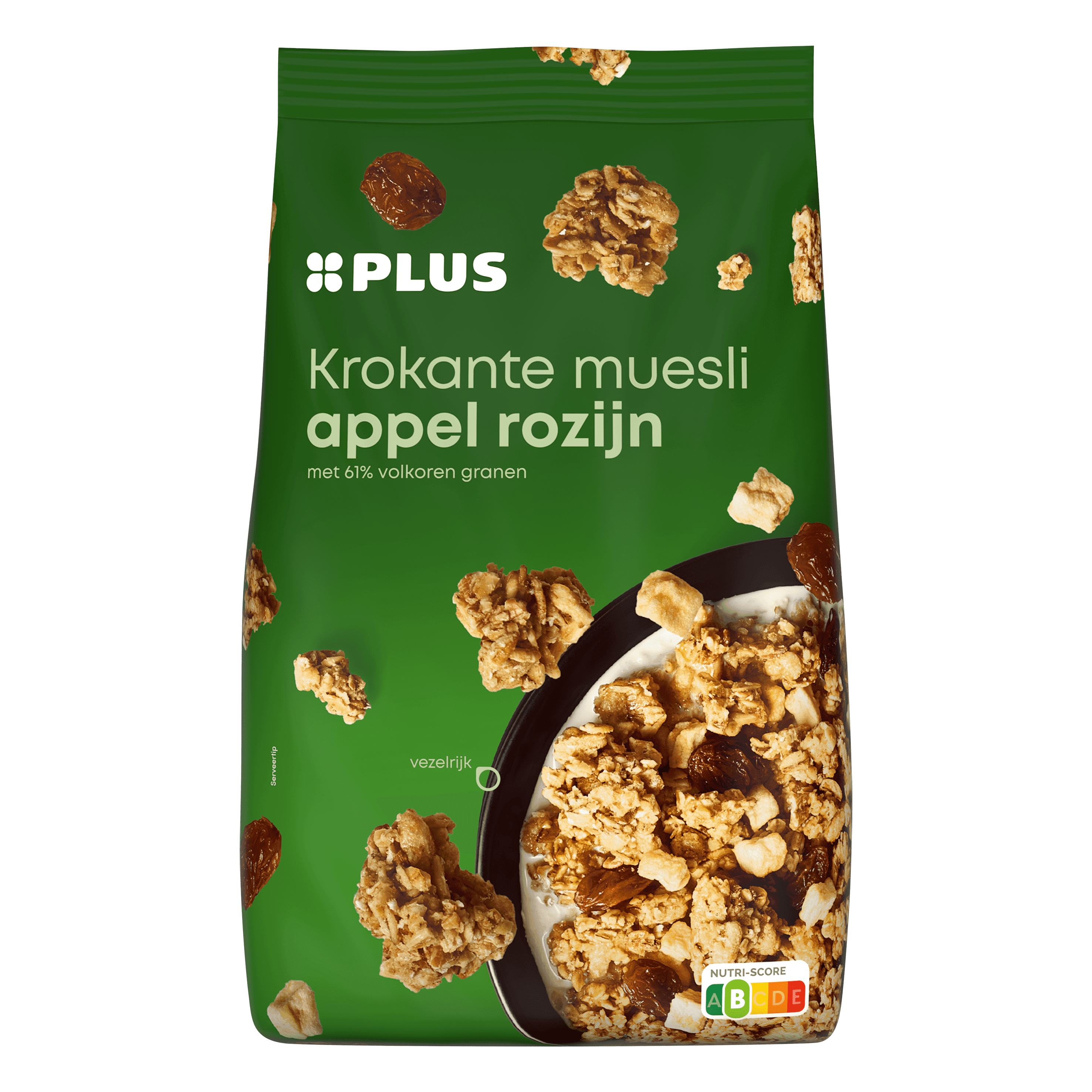 PLUS Krokante muesli appel en rozijn