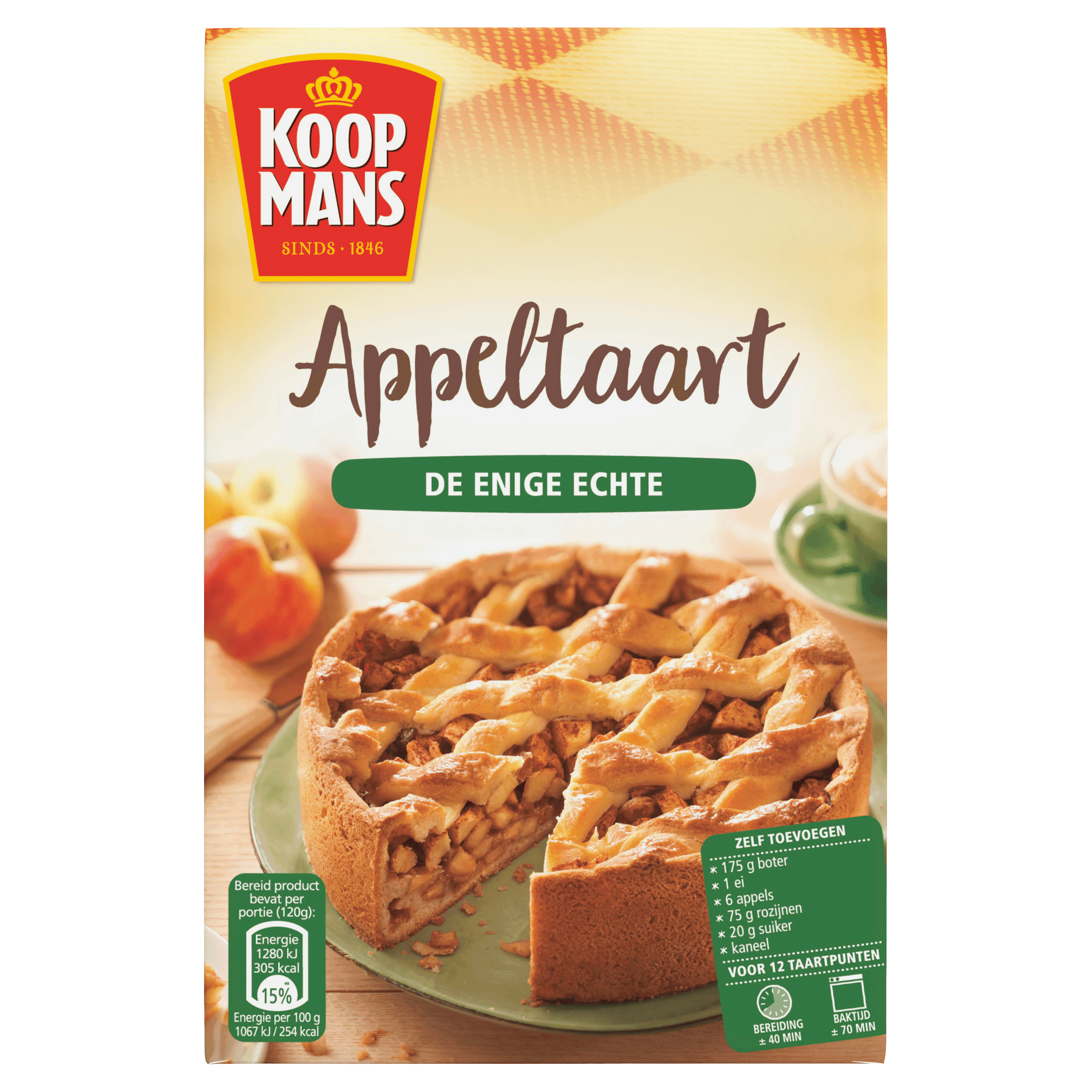 Koopmans Appeltaart bakmix
