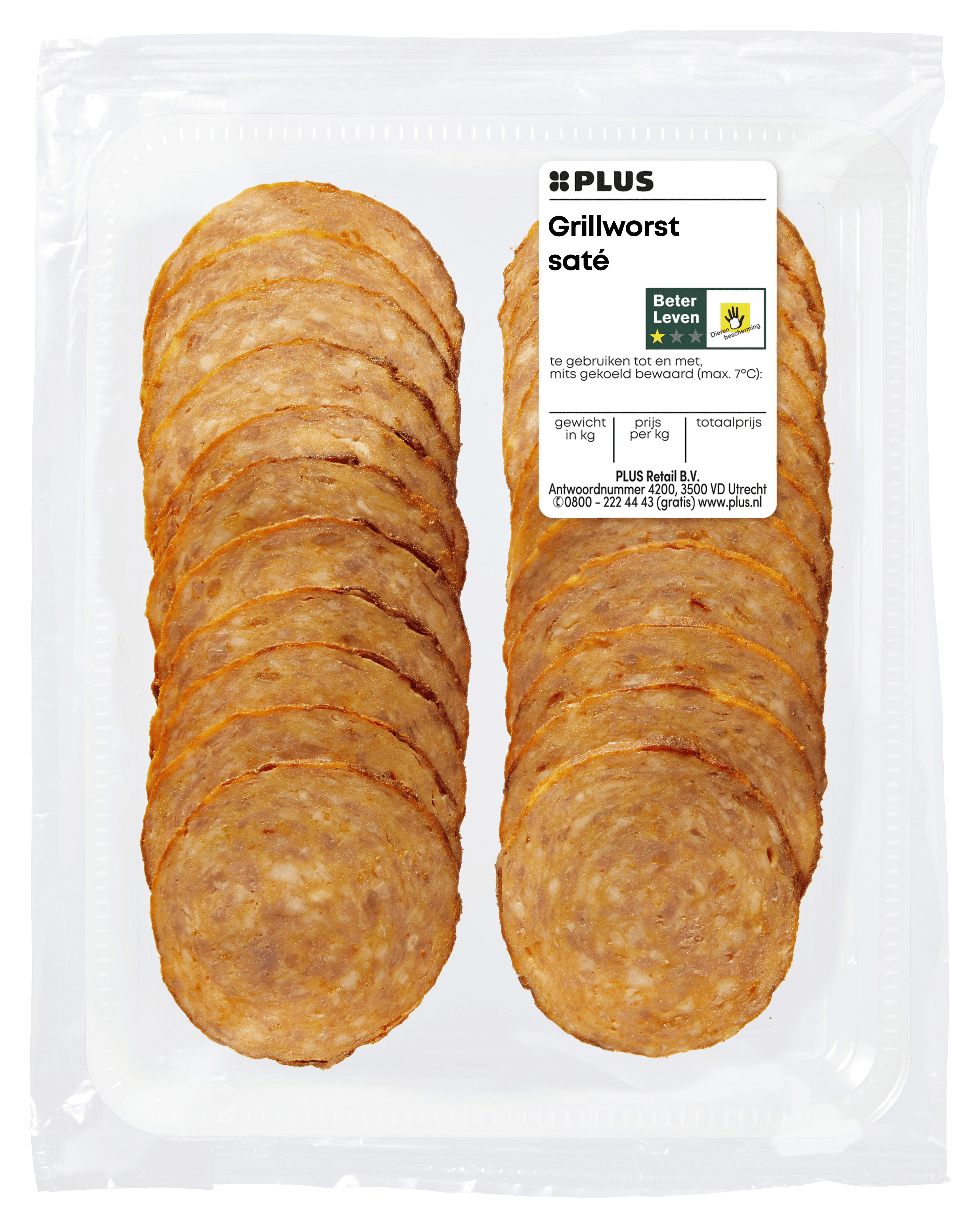 PLUS Grillworst saté