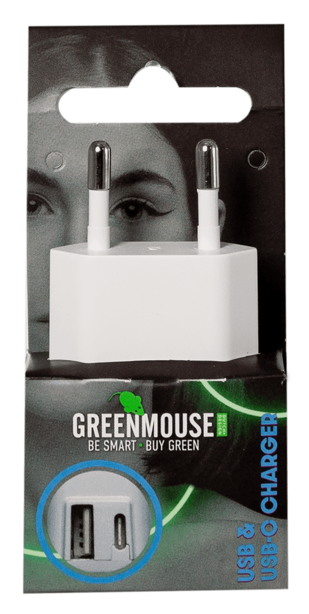 GreenMouse Dual Wall Charger - USB & USB-C