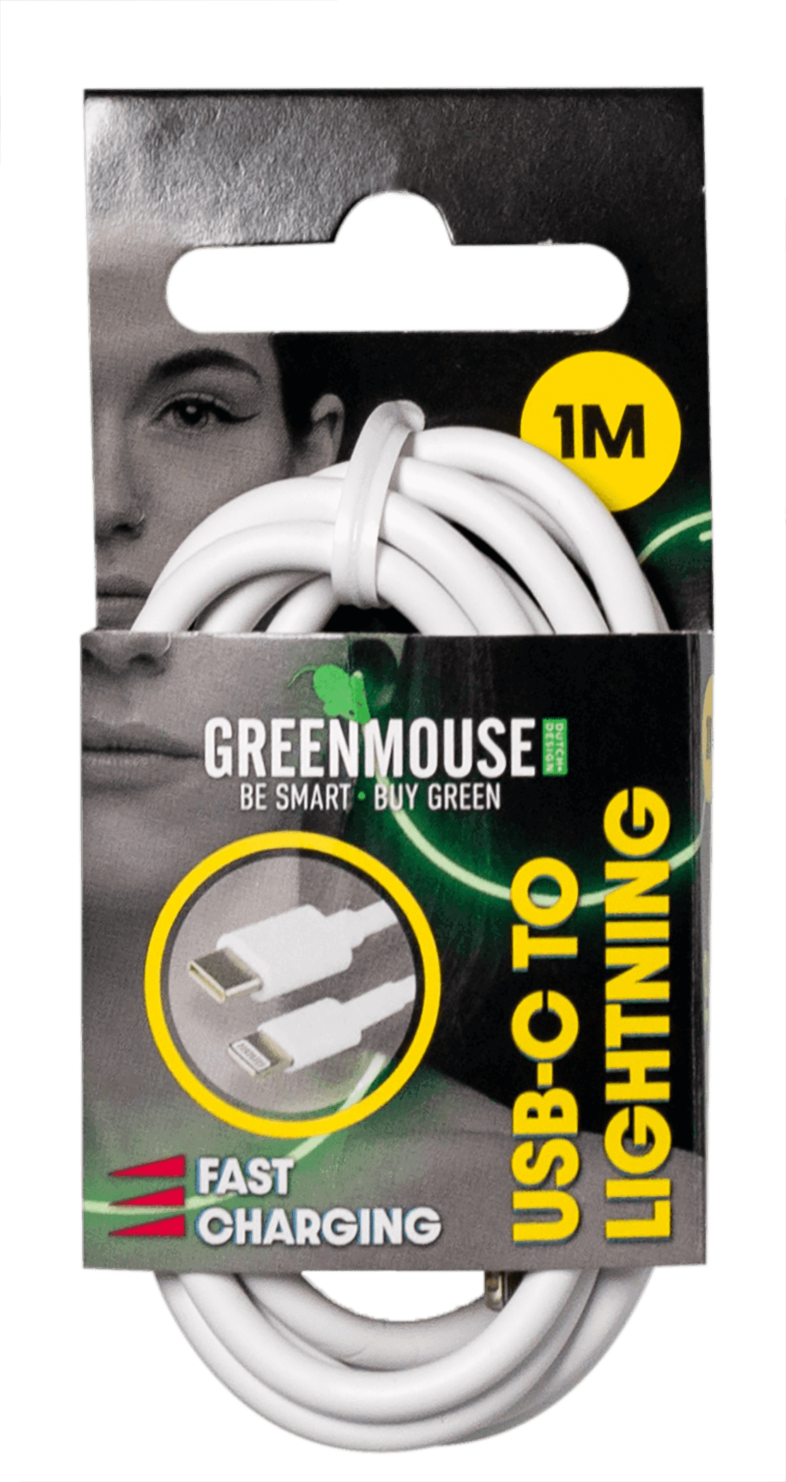 GreenMouse USB-C to Lightning data cable - 1m
