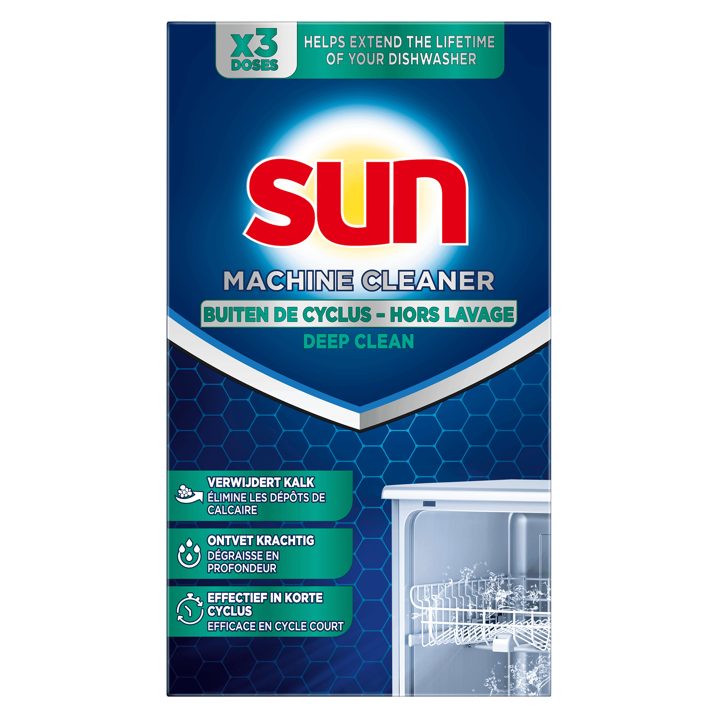 Sun Machinereiniger out-wash