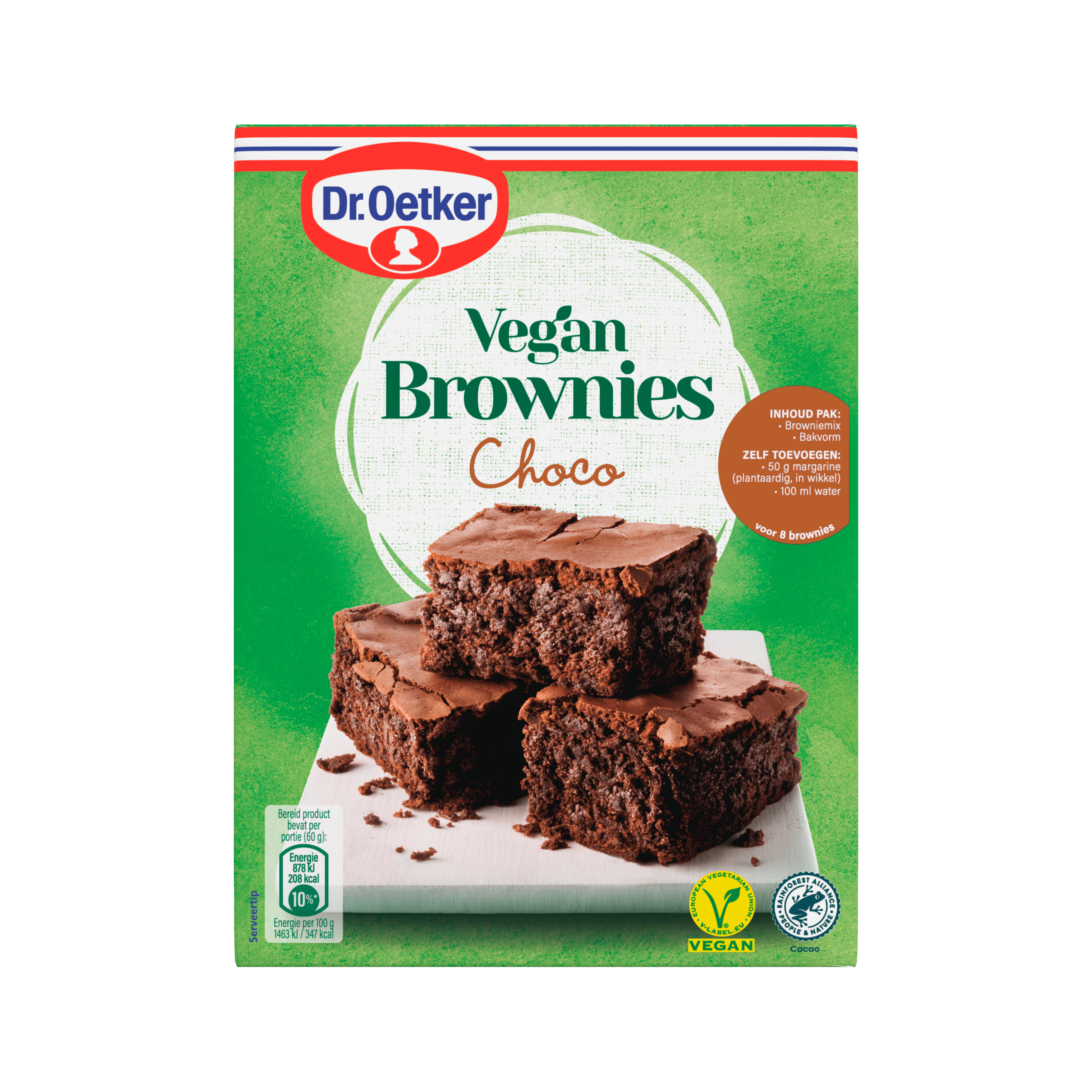 Dr. Oetker Vegan brownies plantaardig bakmix