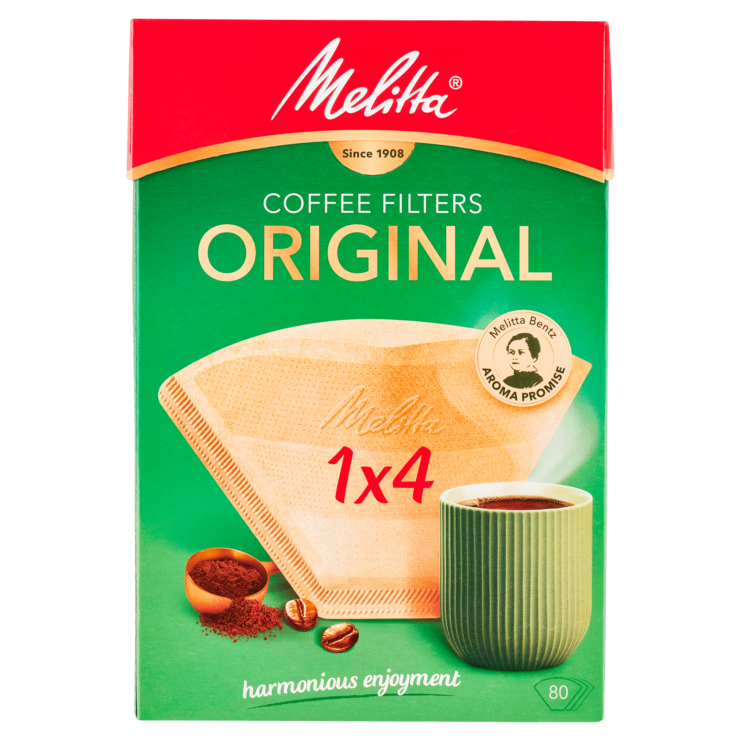 Melitta Koffiefilters original 1x4 bruin