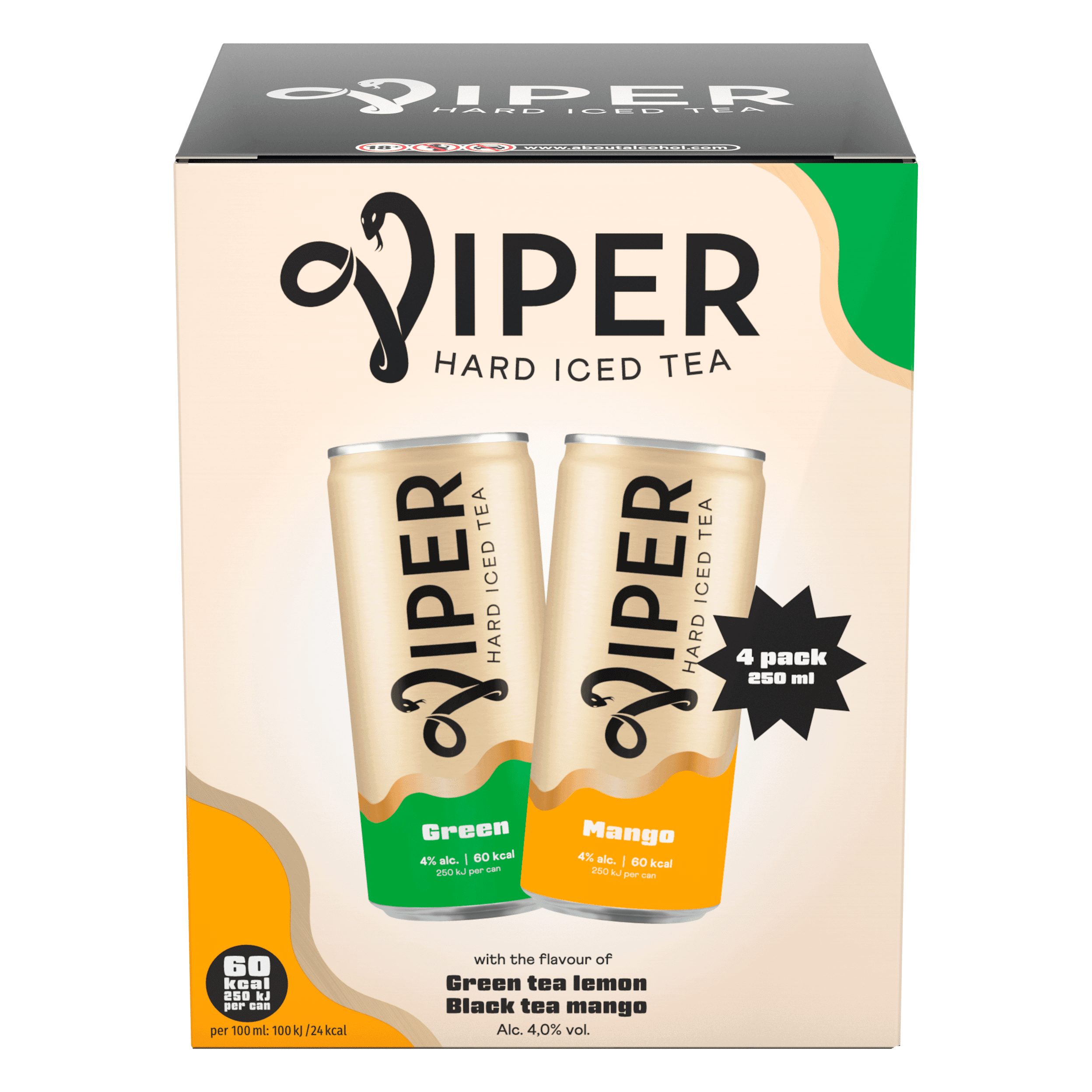 Viper Variety pack hard ice tea