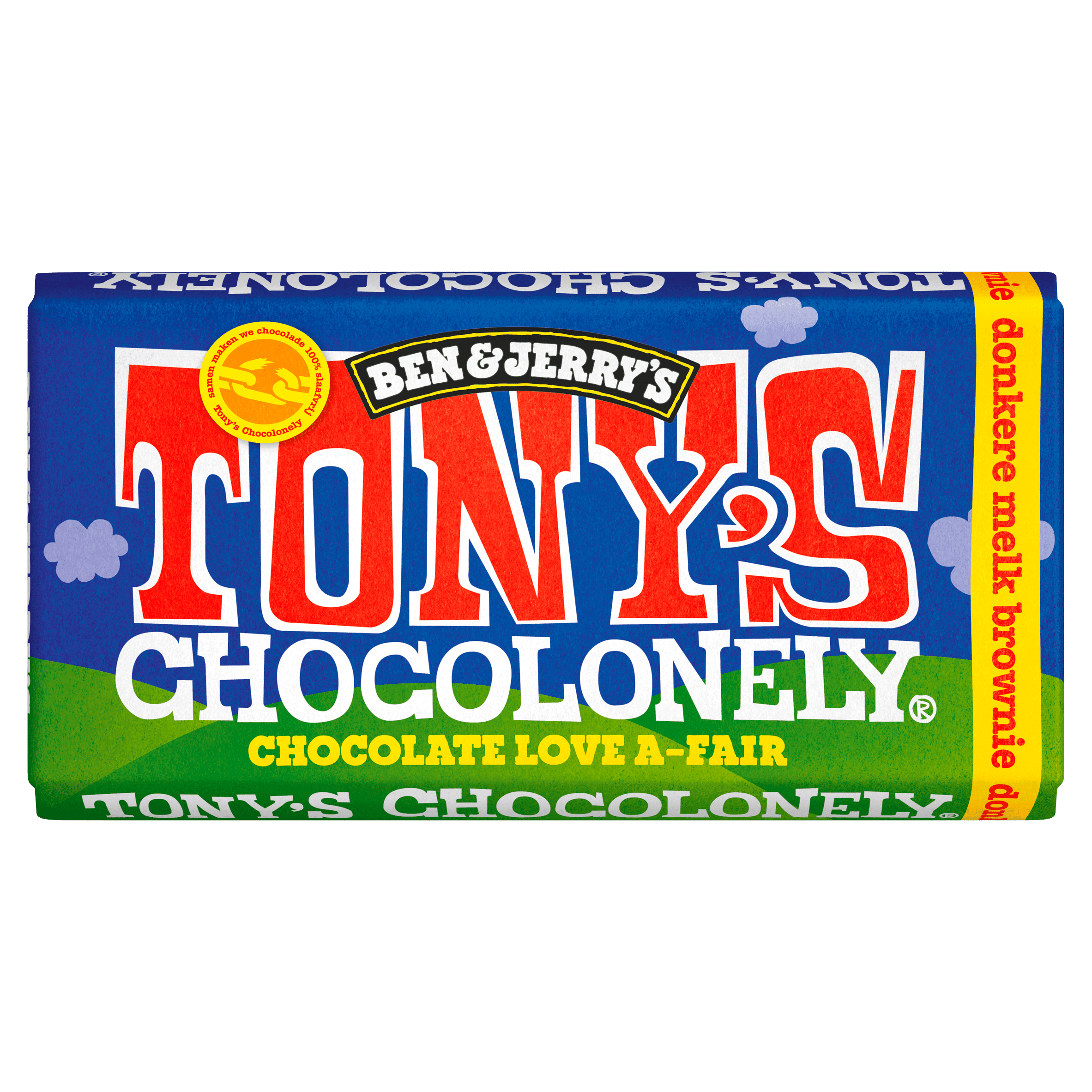 Tony's Chocolonely B&J Donkere melk brownie