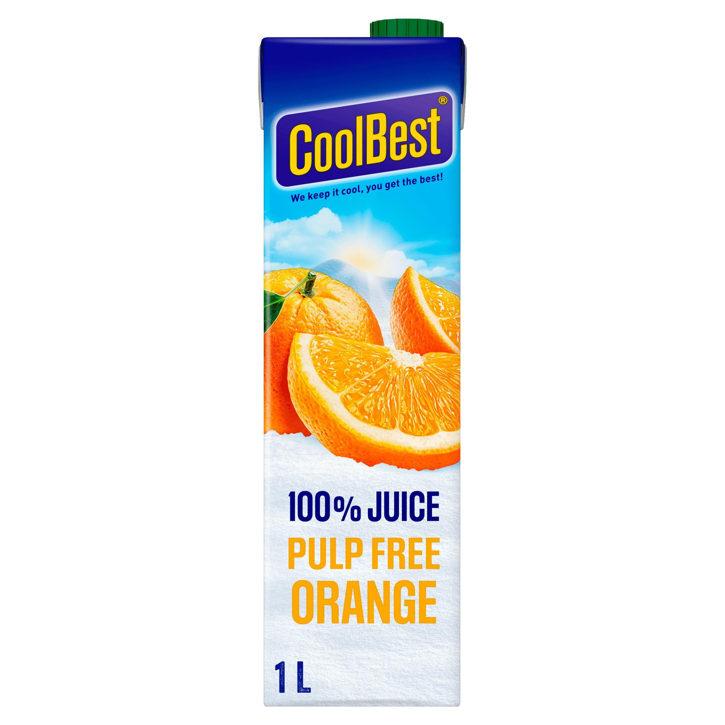Coolbest Juice premium orange pulp free