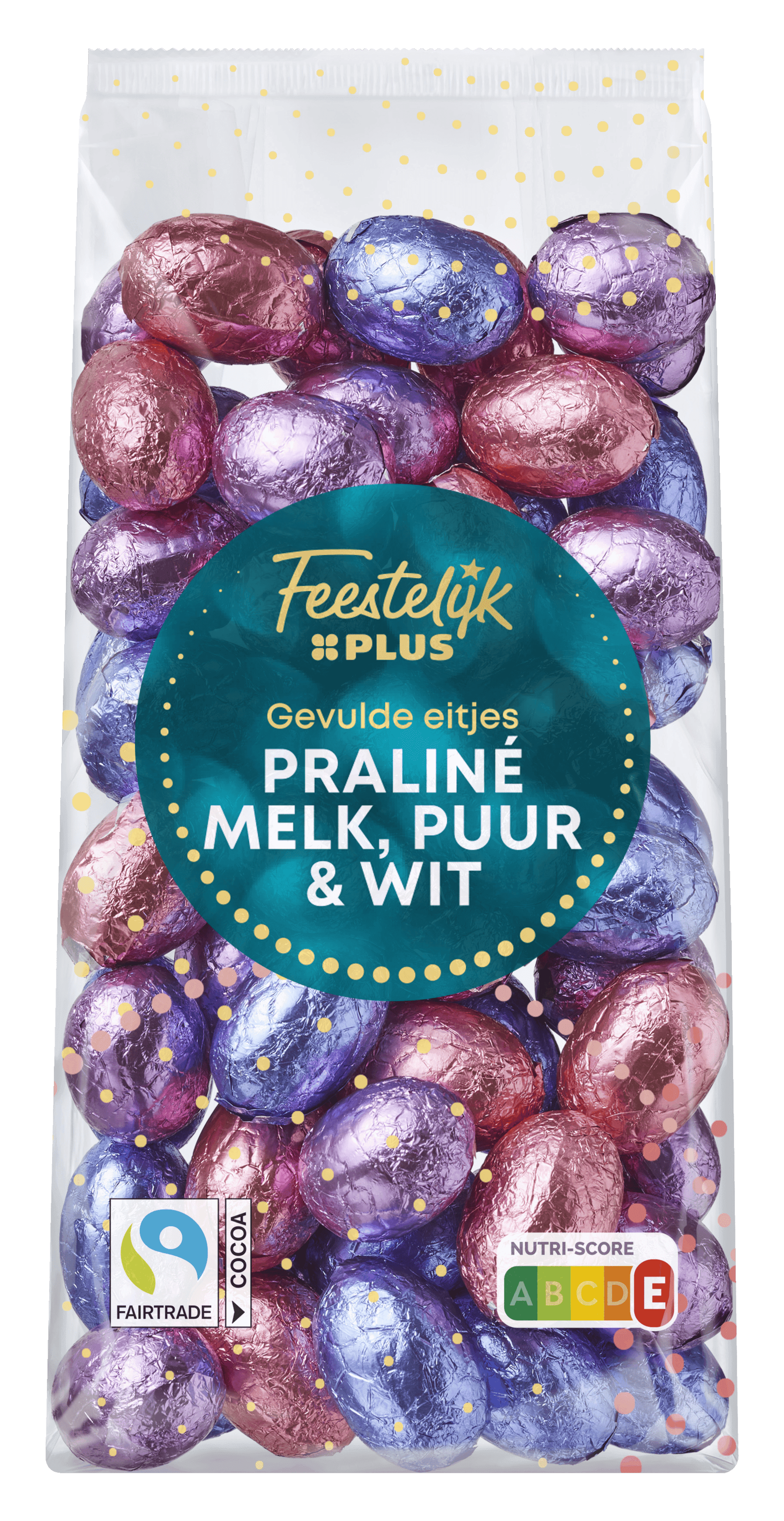 Feestelijk PLUS Paaseitjes praline assorti gevuld FT