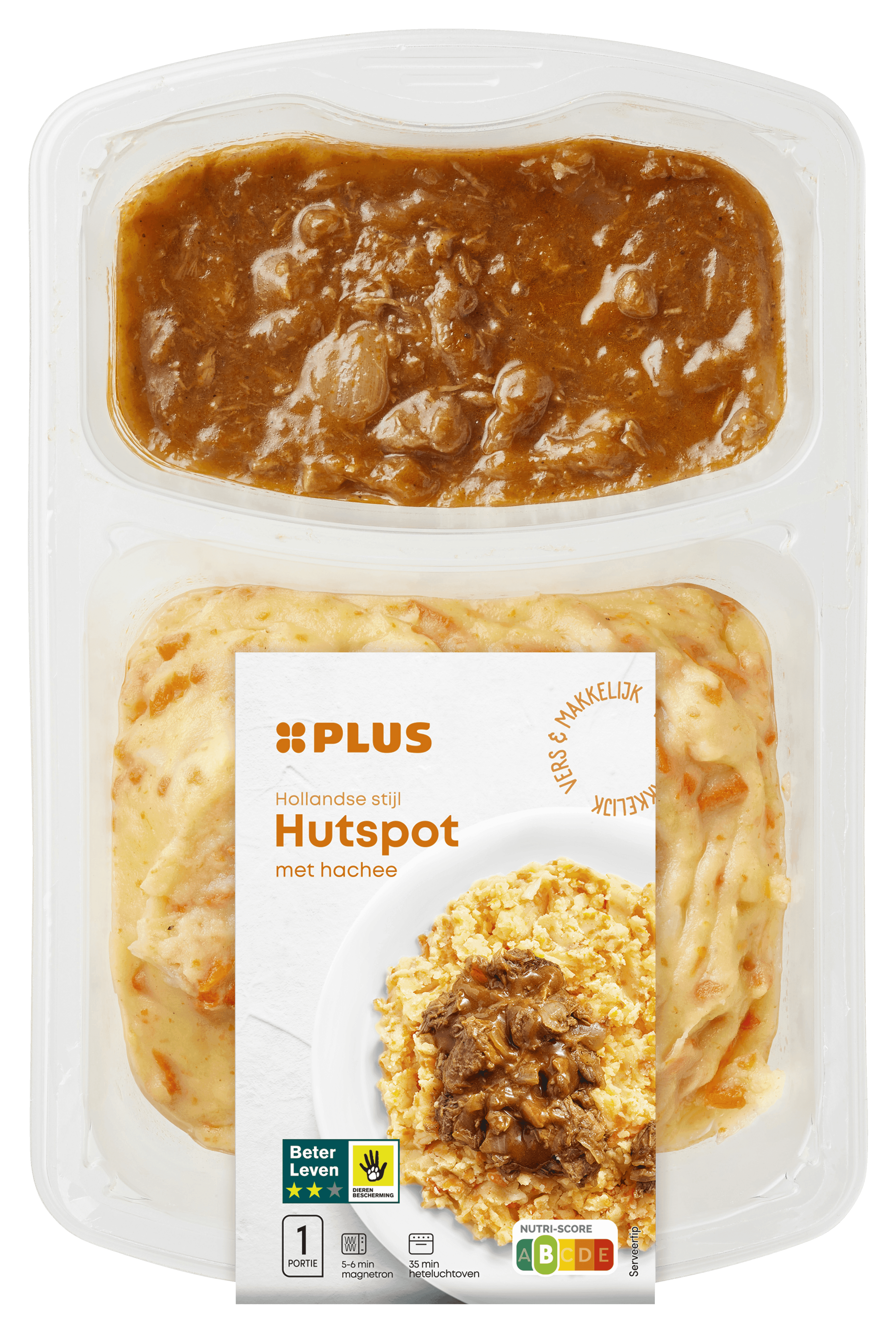 PLUS Stamppot hutspot hachee
