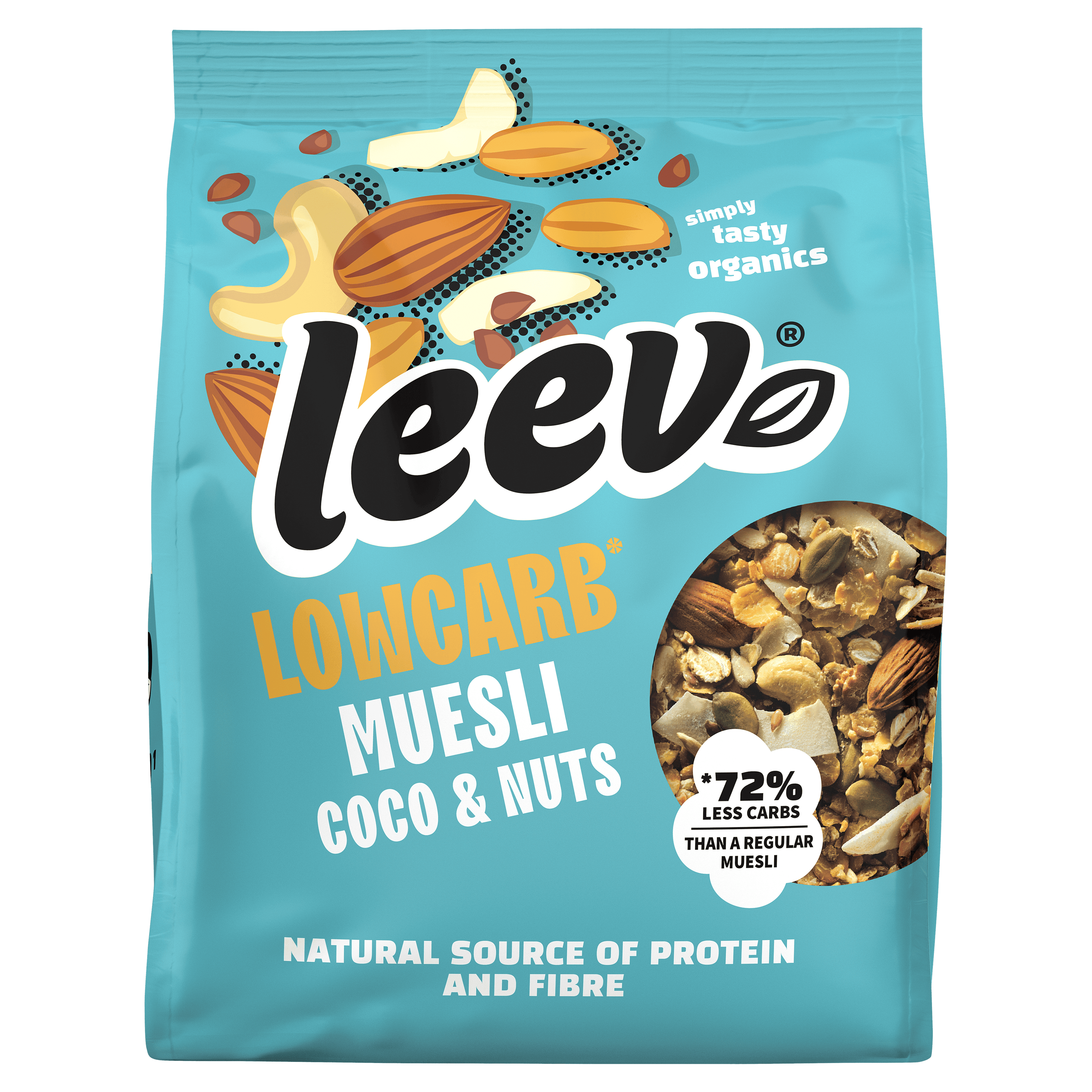 Leev Bio low-carb muesli