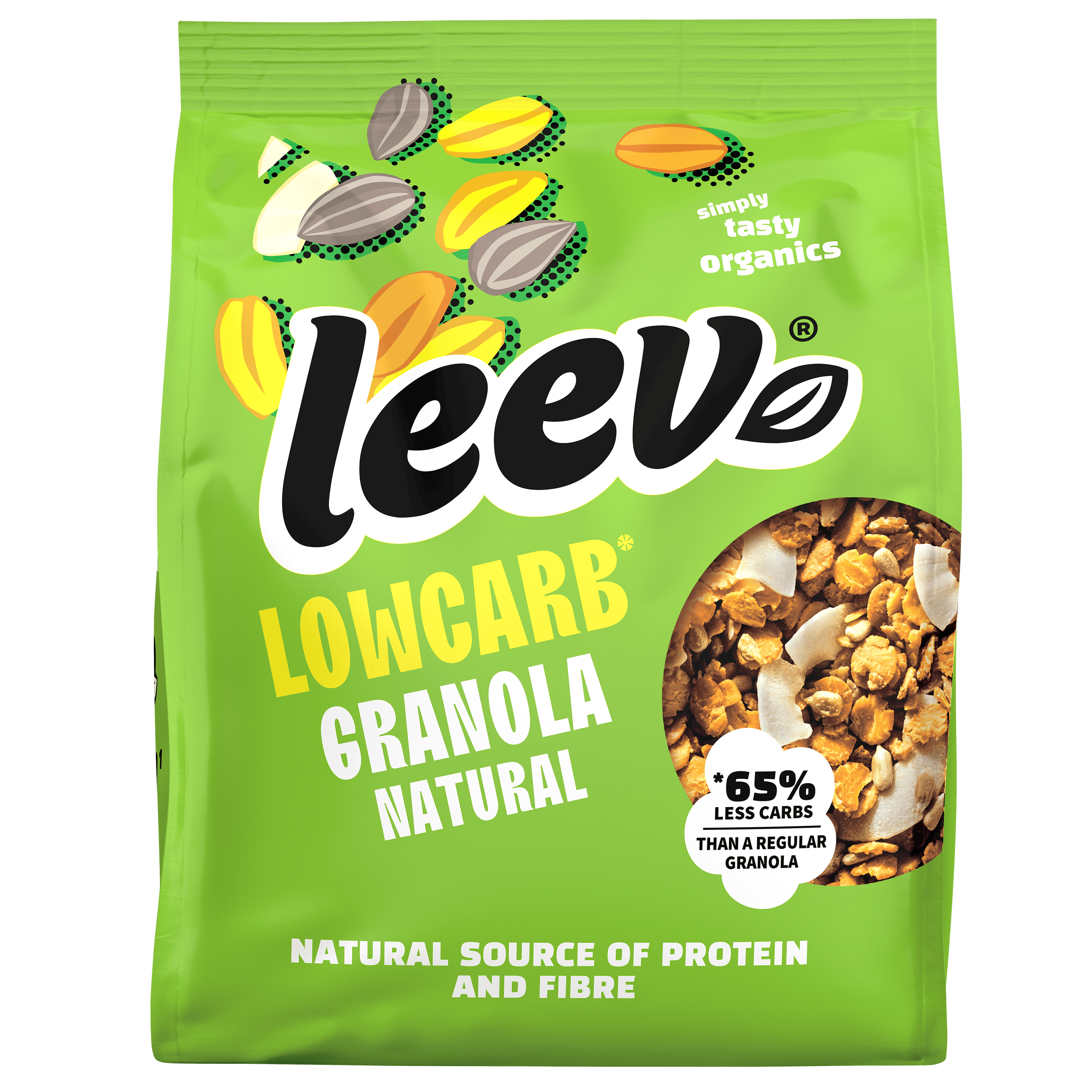 Leev Bio low-carb granola