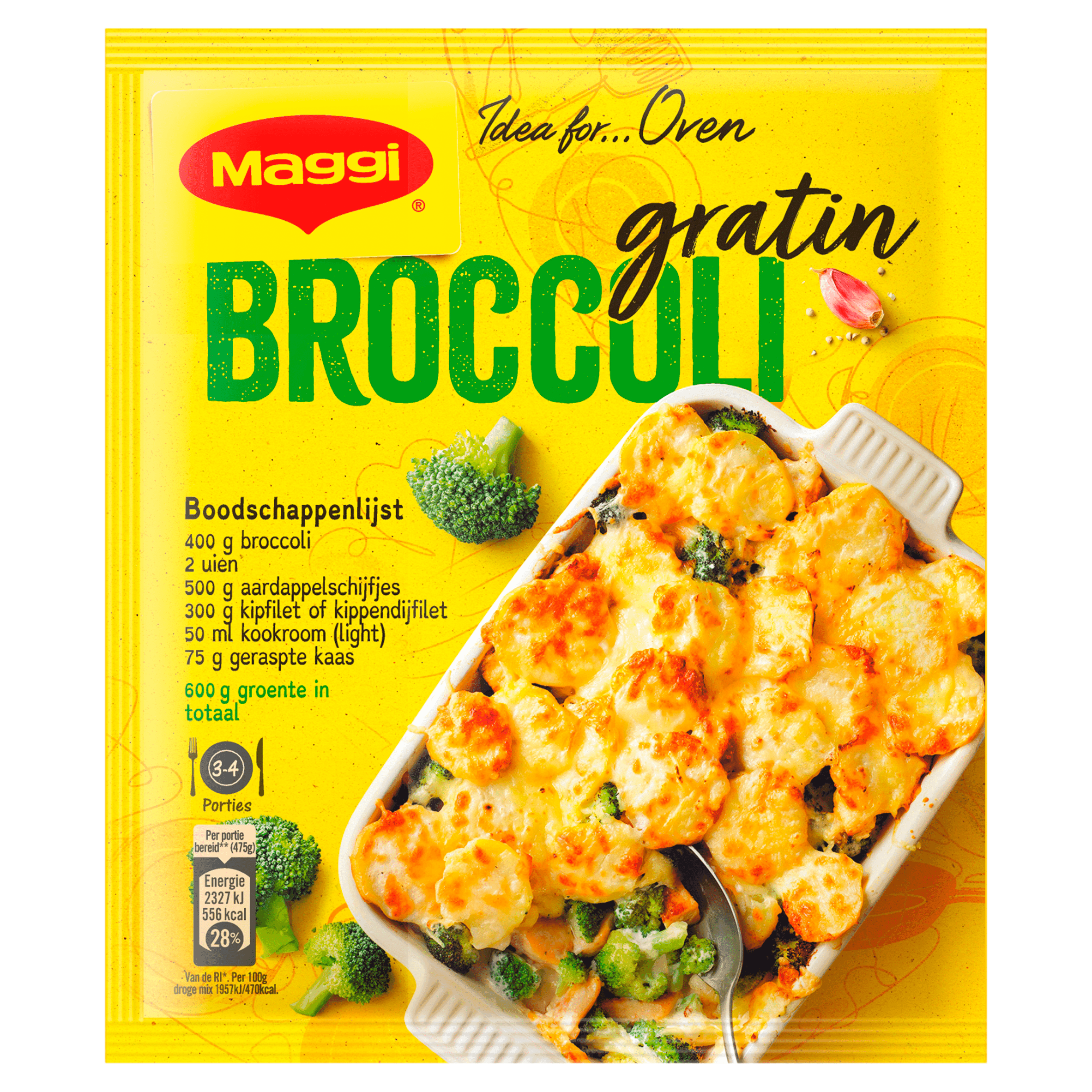 Maggi Ovenschotel Romige Broccoli Gratin