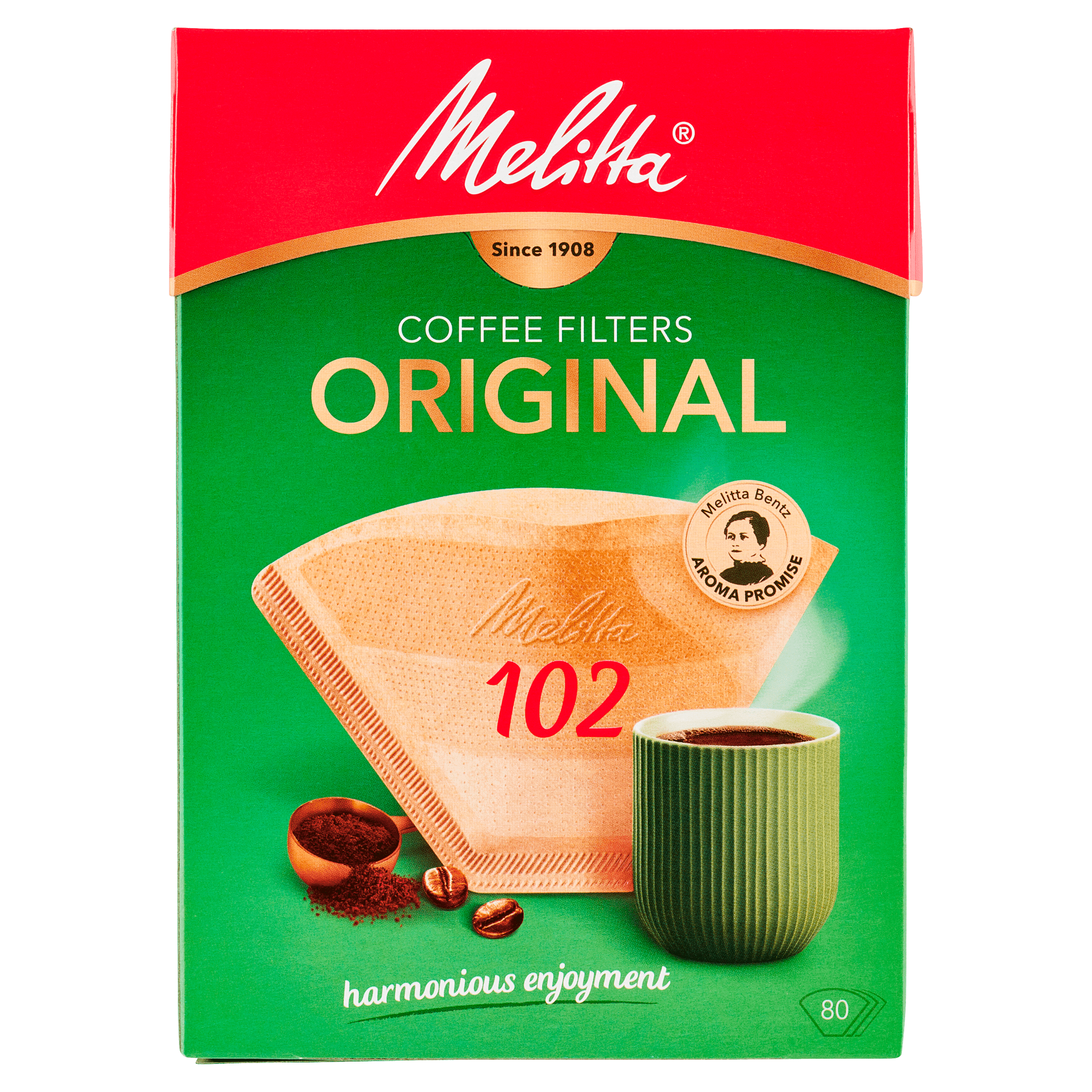 Melitta Koffiefilter original 102 bruin