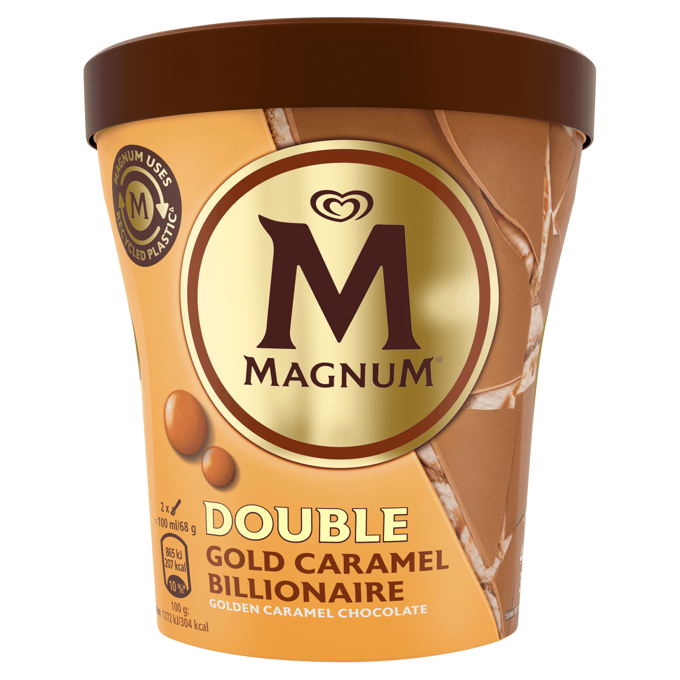 Magnum Pint double caramel billionaire