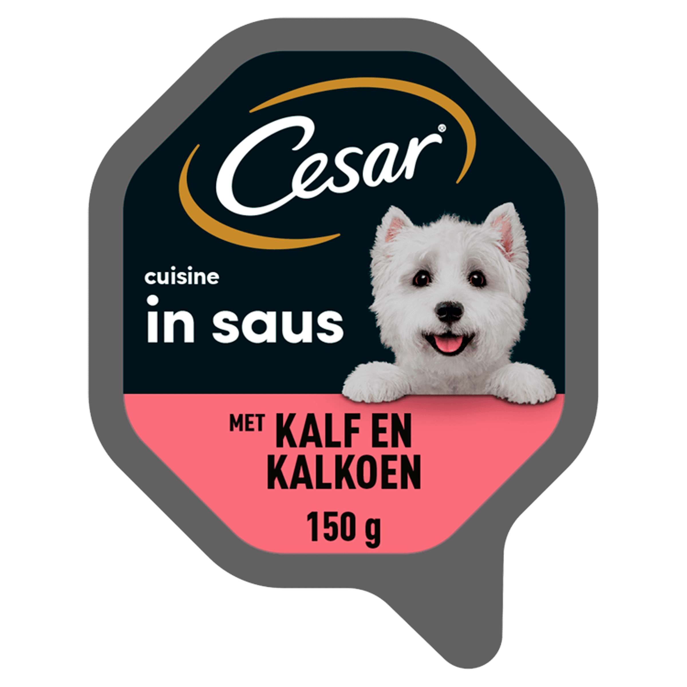 Cesar Cuisine Kalf & Kalkoen Hondenvoer