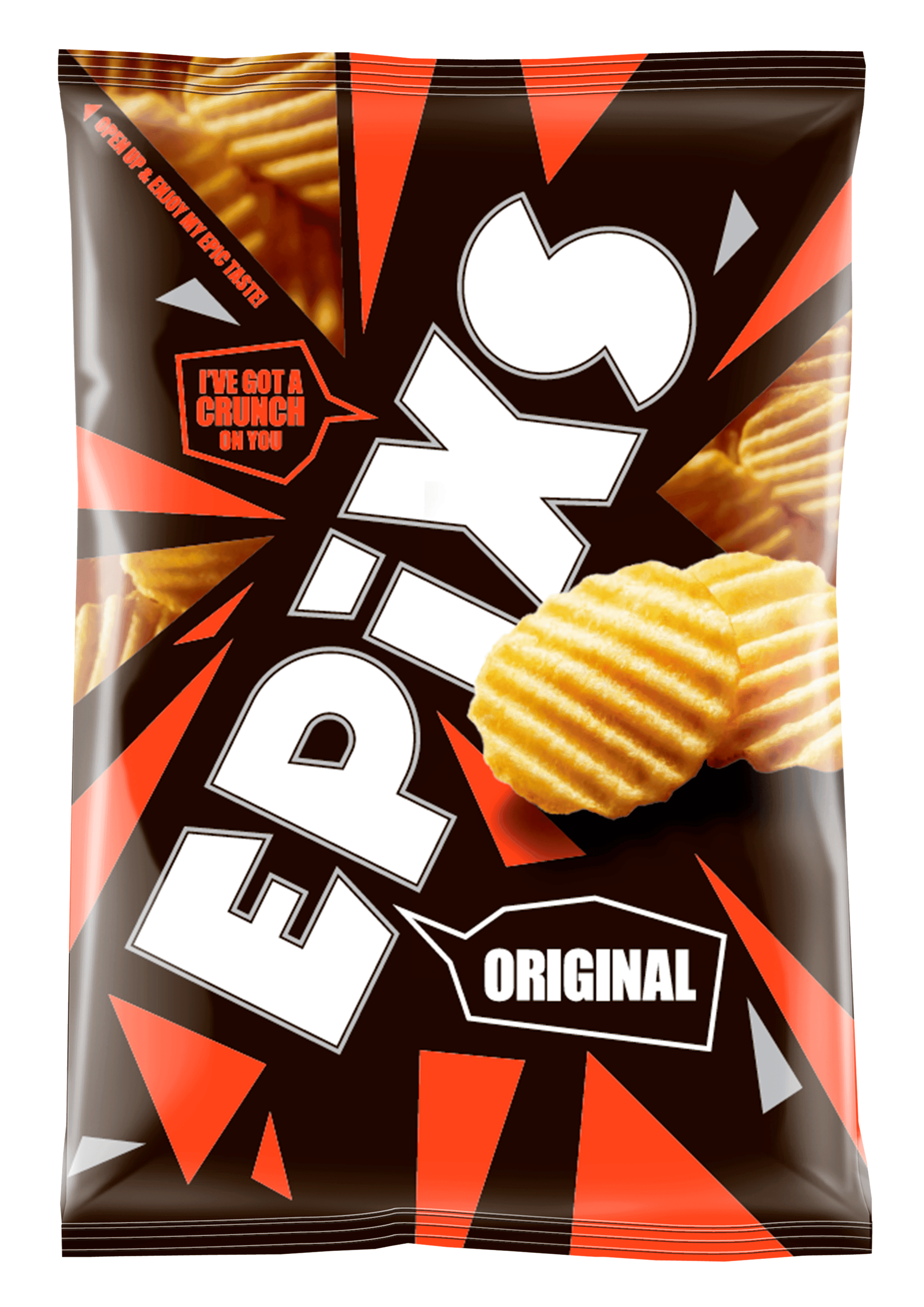 Epixs Ribbelchips naturel