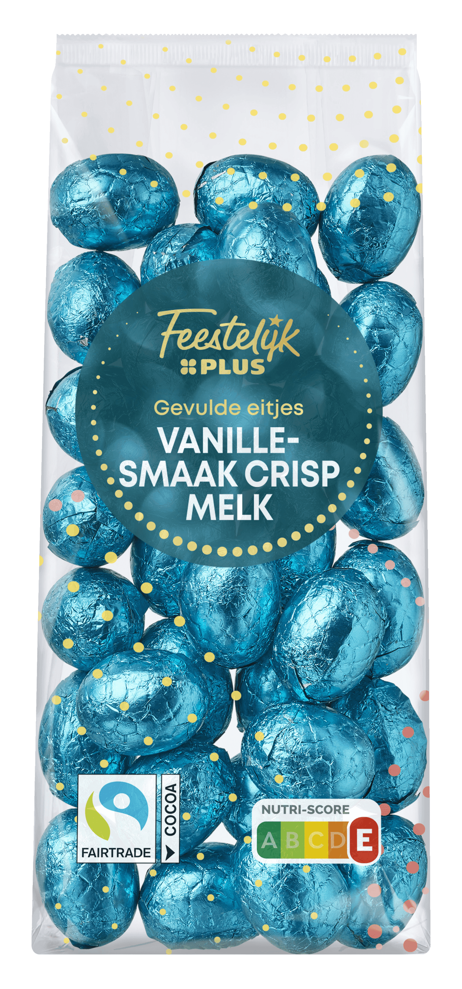 Feestelijk PLUS Paaseitjes Melk Vanille Crisp gevuld