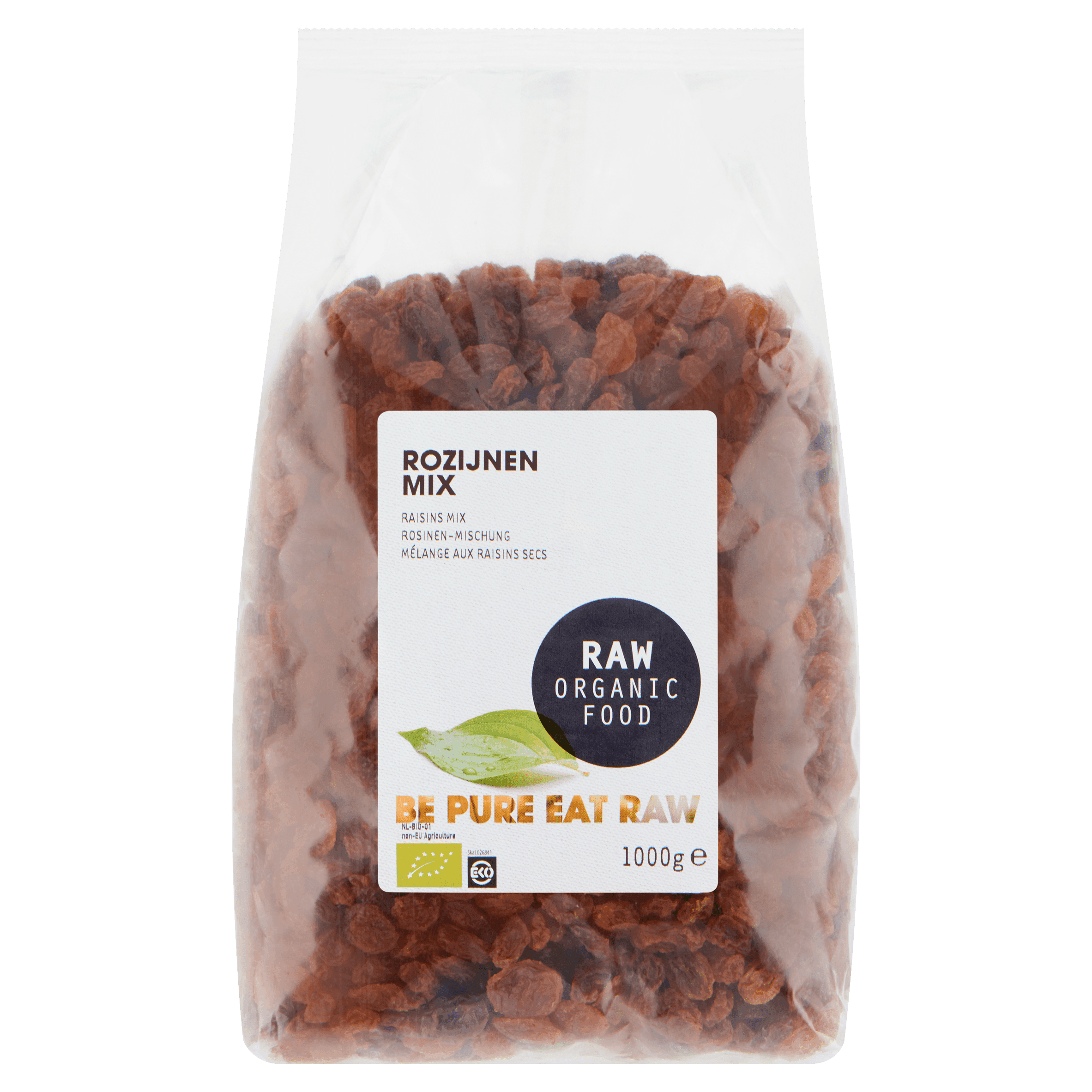Raw Organic Food Rozijnenmix bio