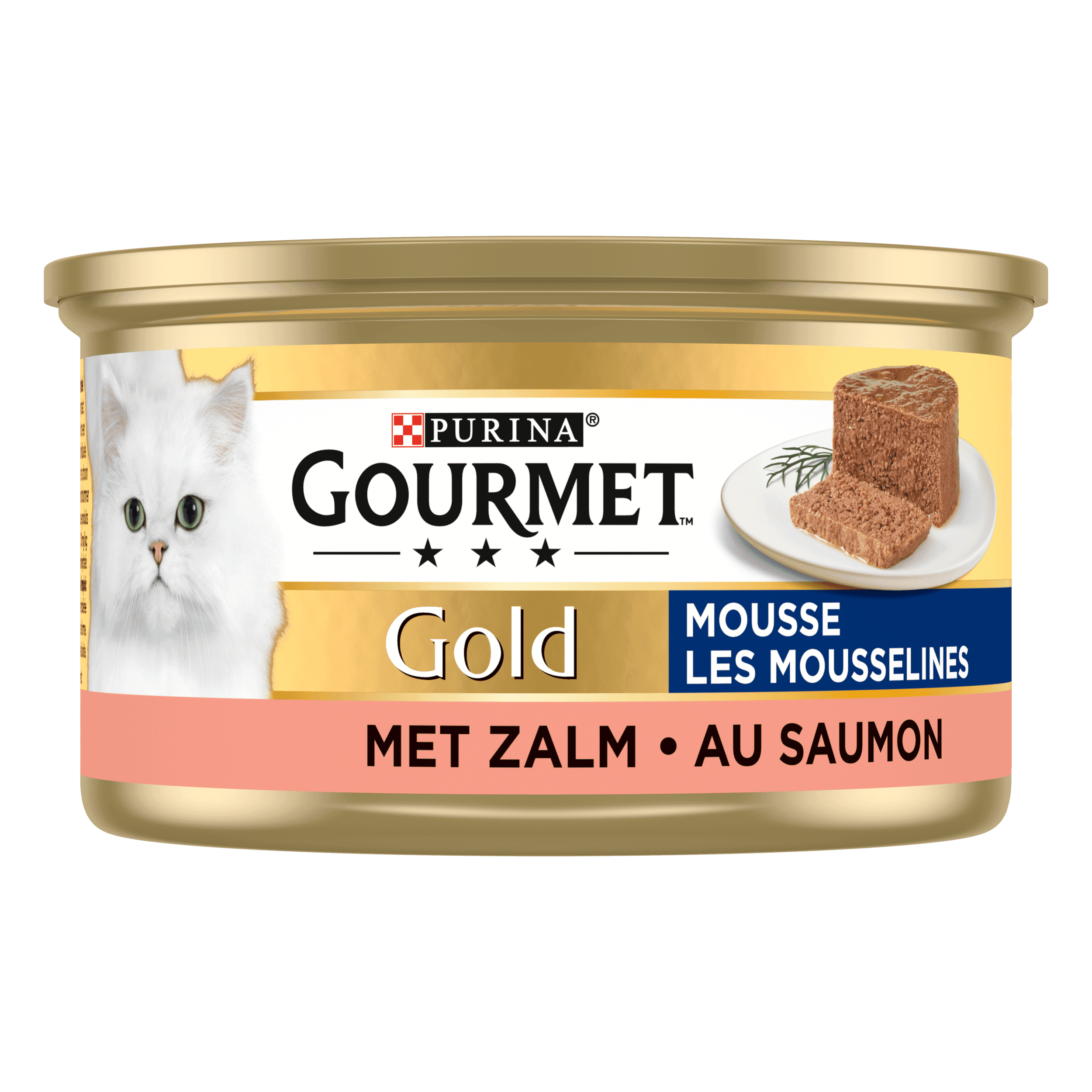 Gourmet Gold mousse kattenvoer nat met zalm