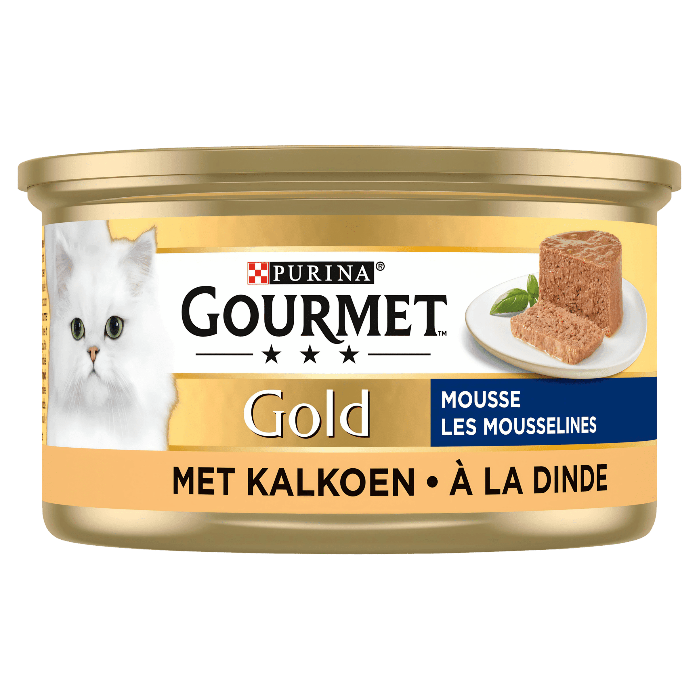 Gourmet Gold mousse kattenvoer nat met kalkoen