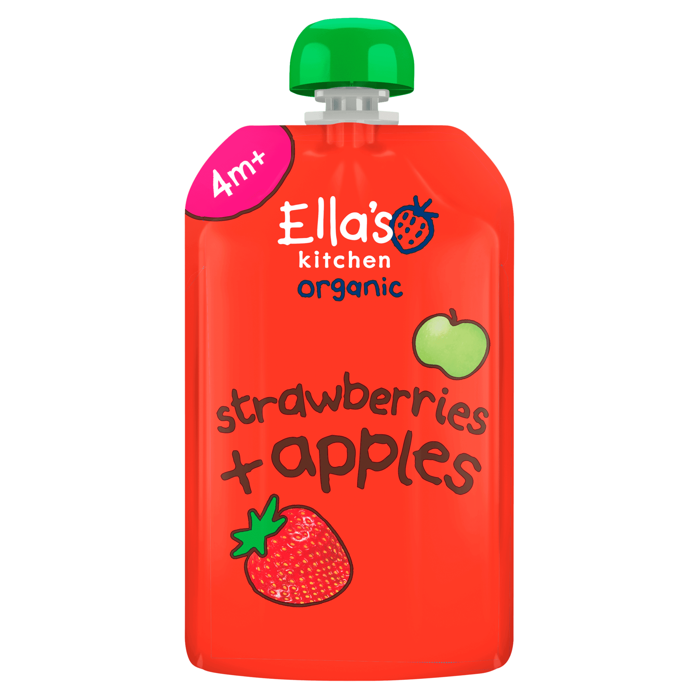 Ella's Kitchen 4+ Strawberries apples