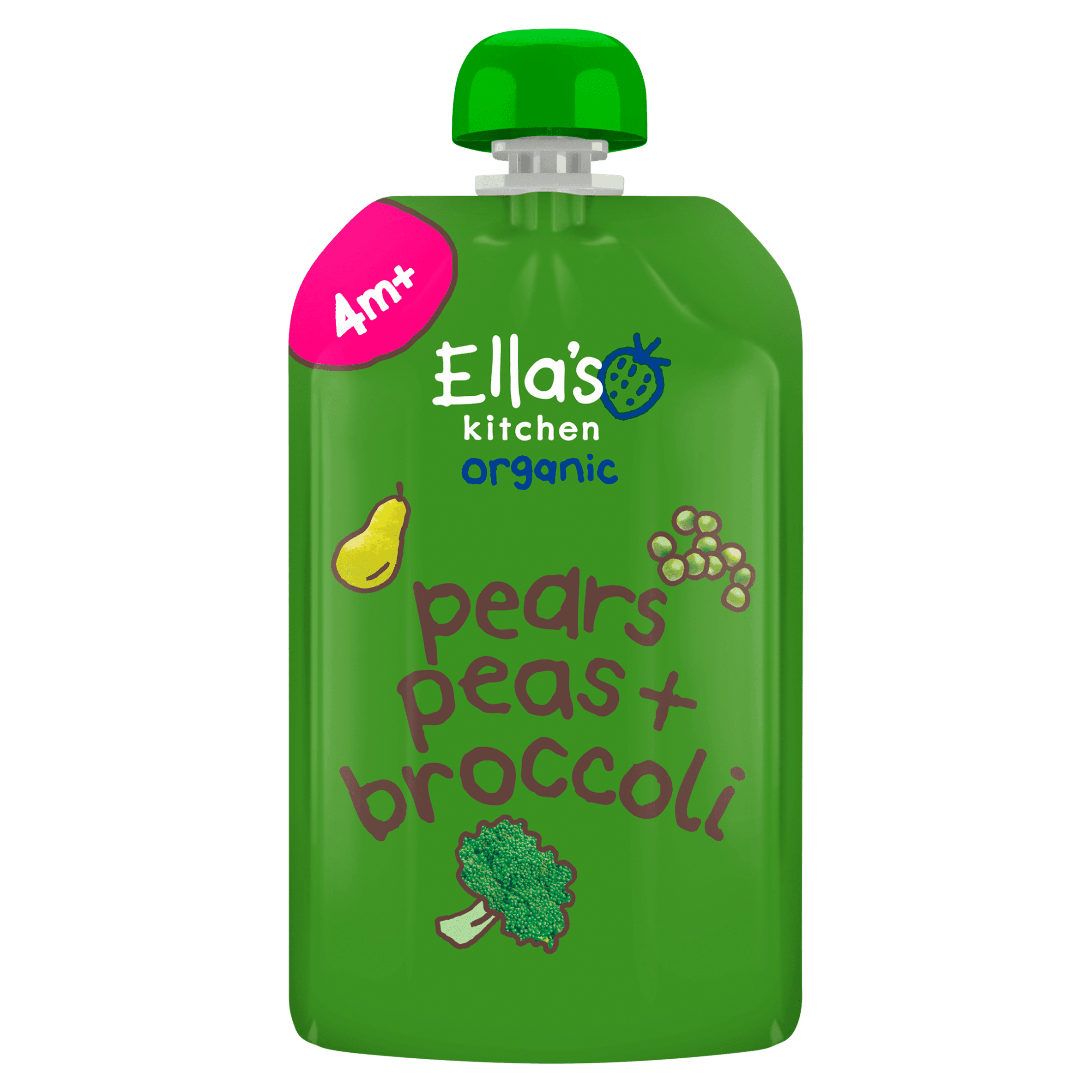 Ella's Kitchen 4+ Broccoli pears peas