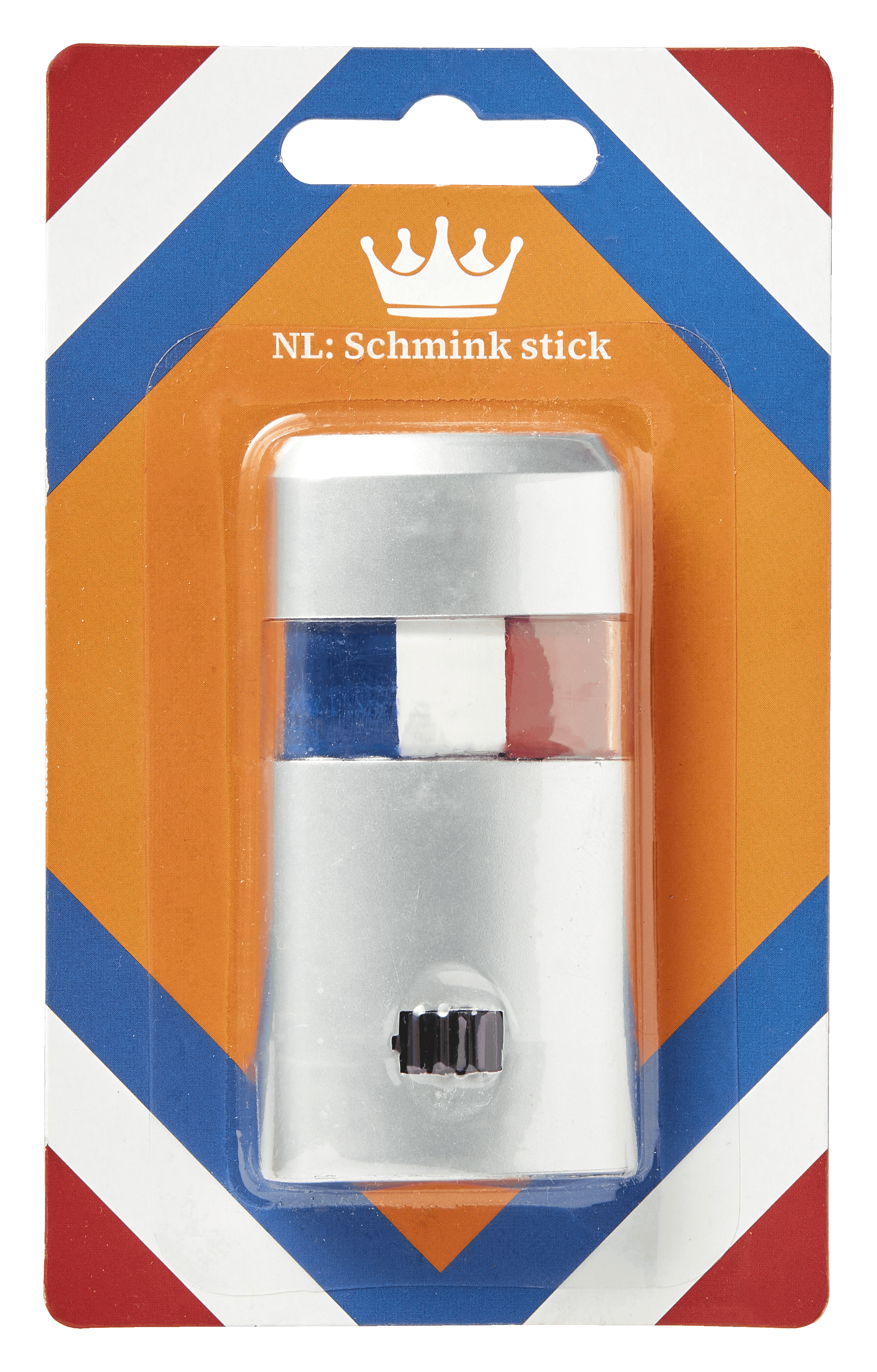 Neutraal Koningsdag schmink rood-wit-blauw