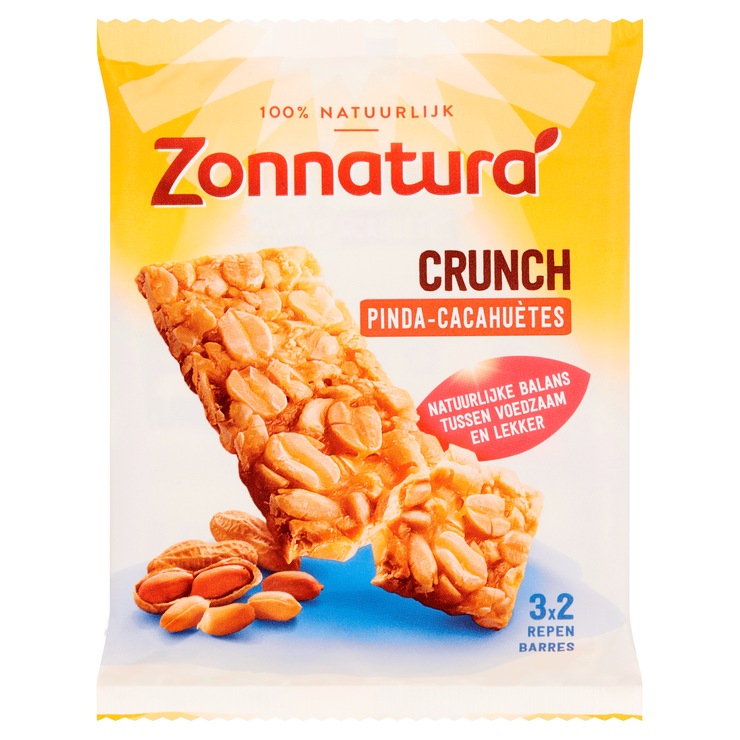 Zonnatura Reep pinda crunch 