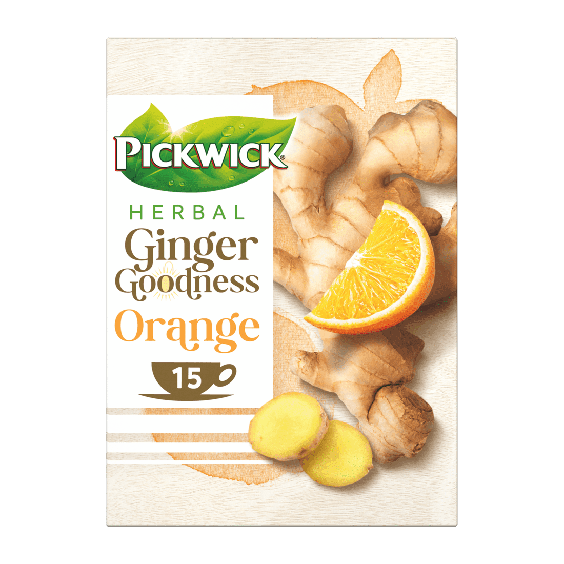 Pickwick Ginger goodness orange