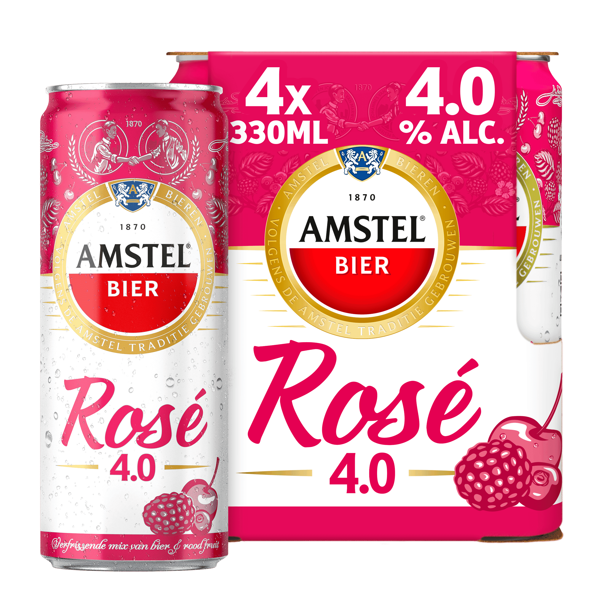 Amstel Rosé bier blik