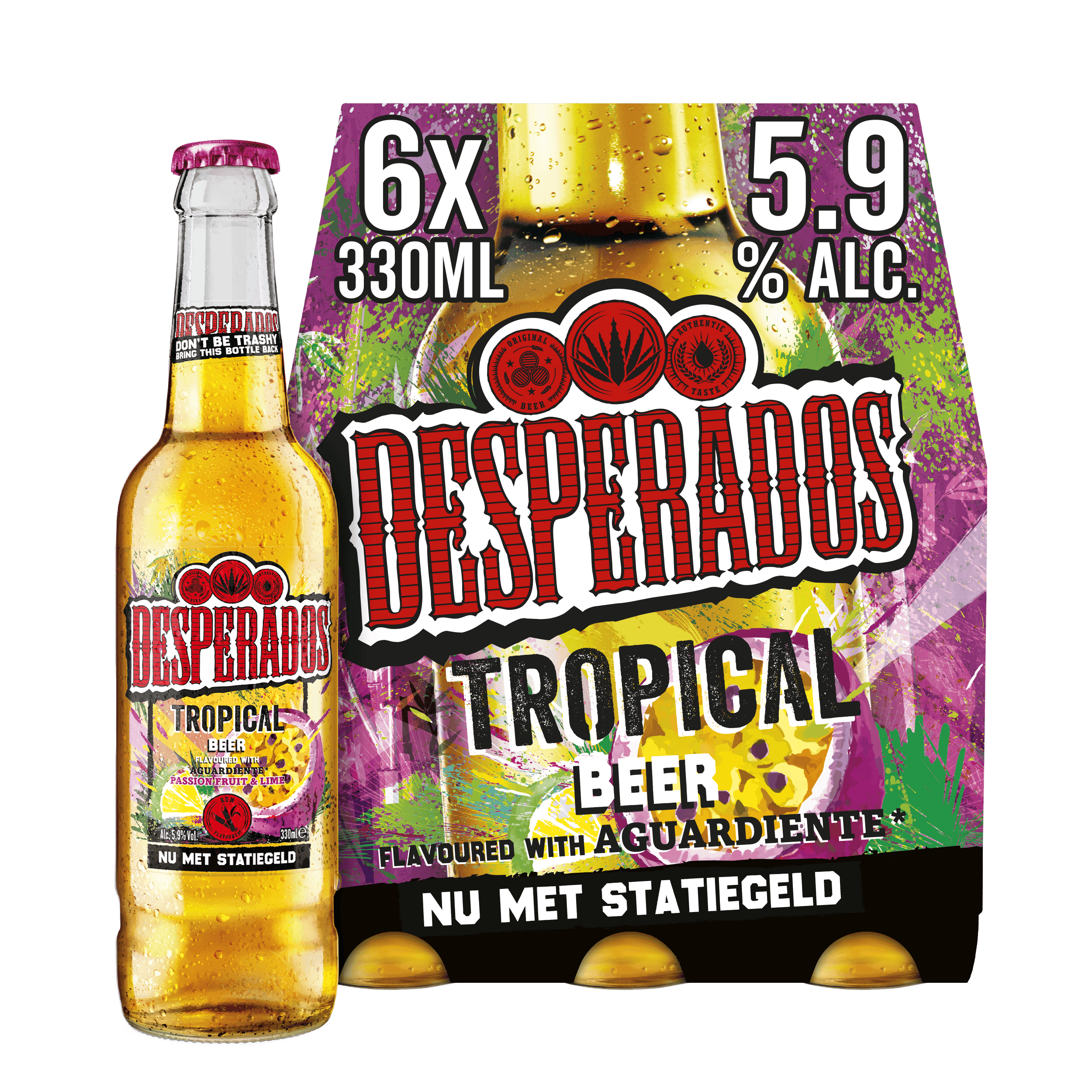 Desperados Tropical bier fles