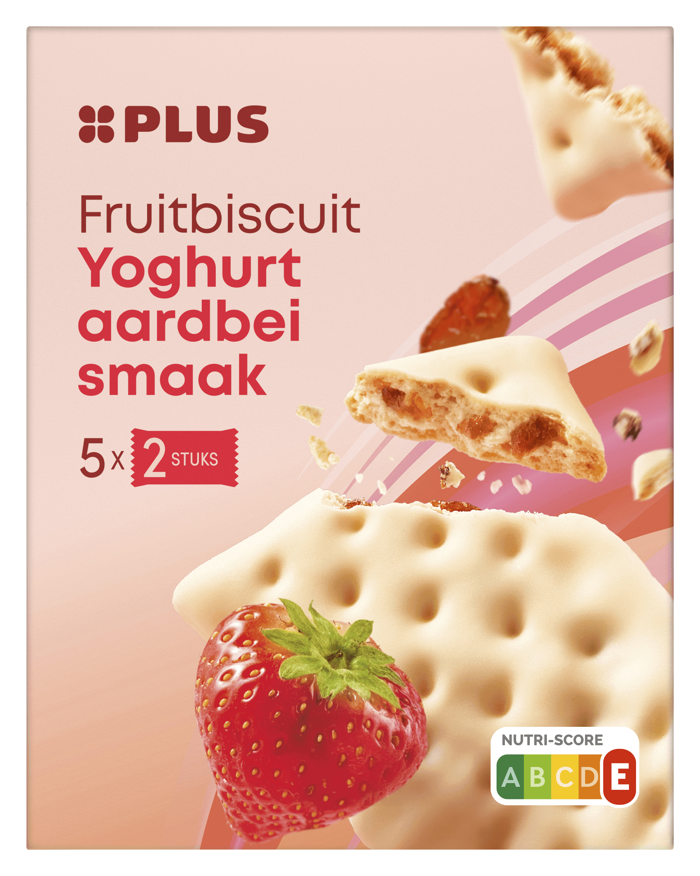 PLUS Fruitbiscuit yoghurt aardbei